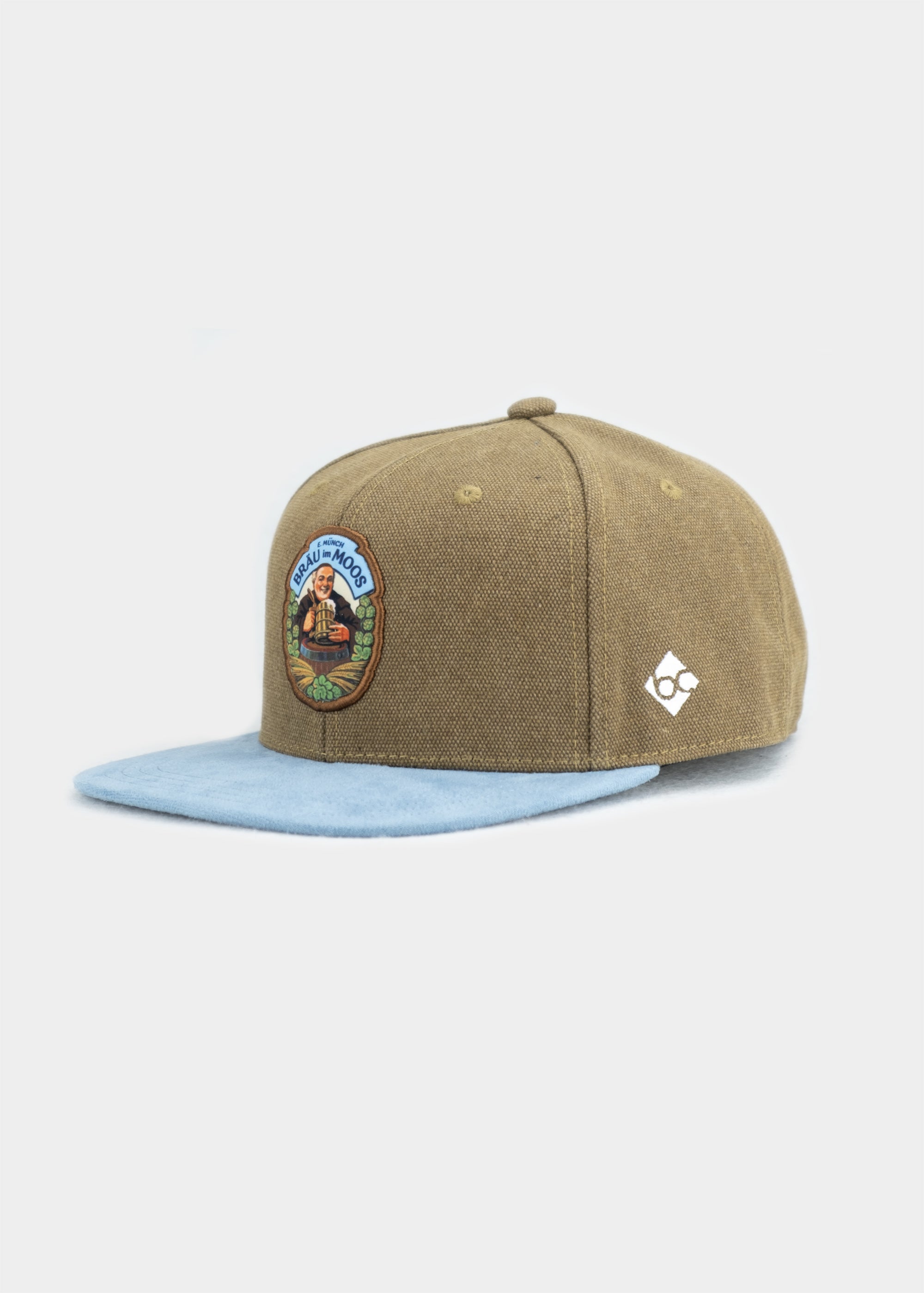 Cap "Bräu im Moos" - beige (Snapback)