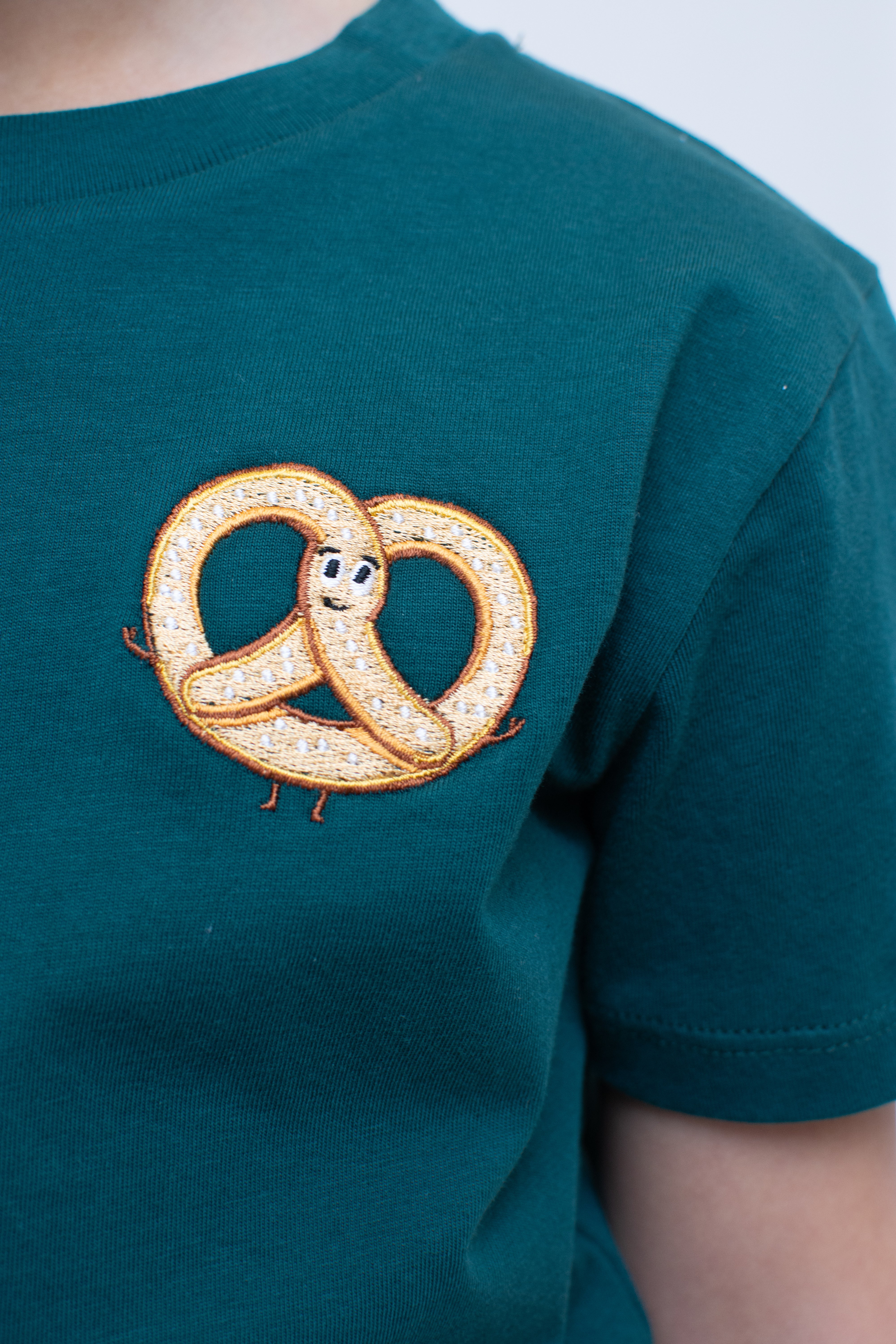 T-Shirt "Breze" - dunkelgrün (Kinder)