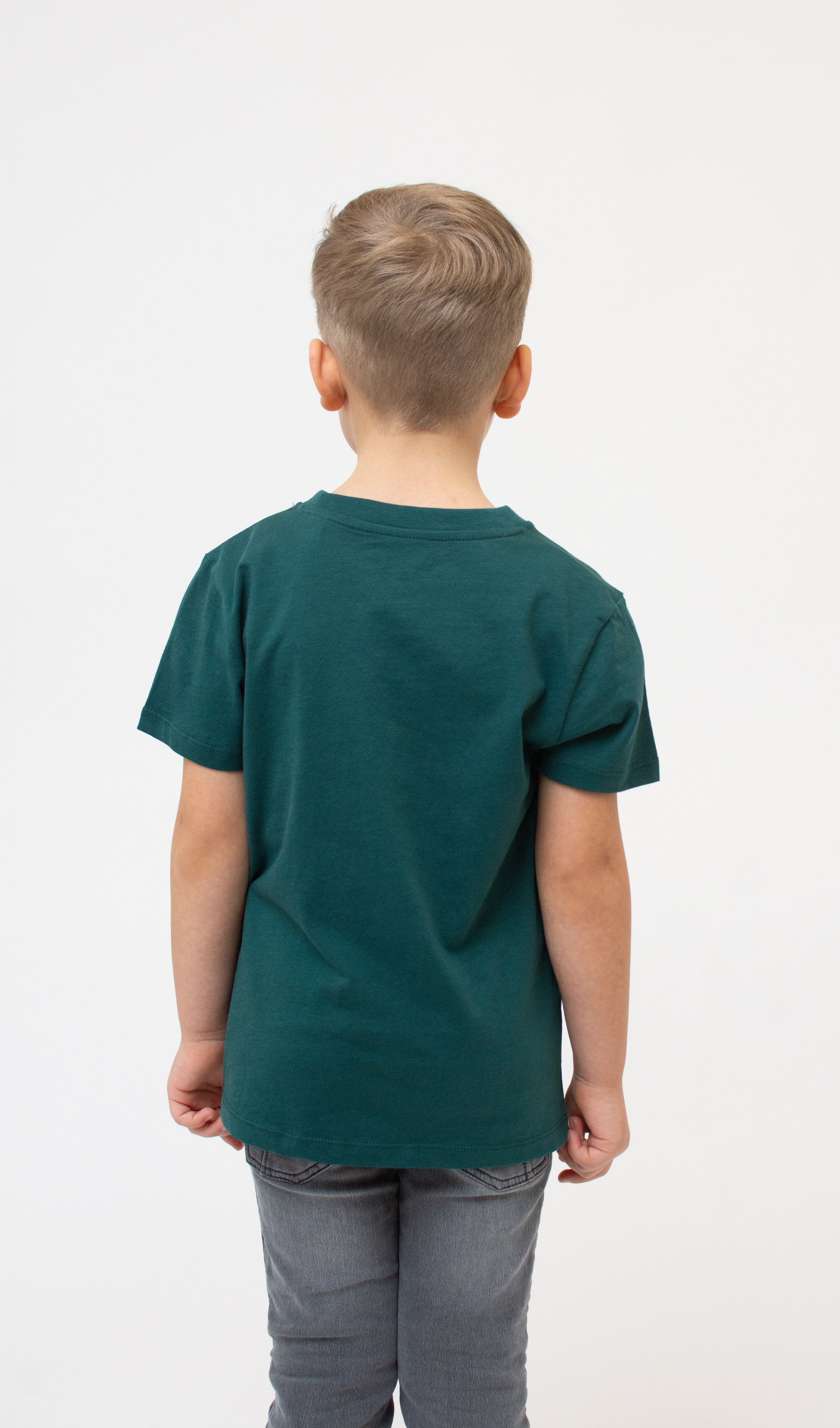 T-Shirt "Breze" - dunkelgrün (Kinder)
