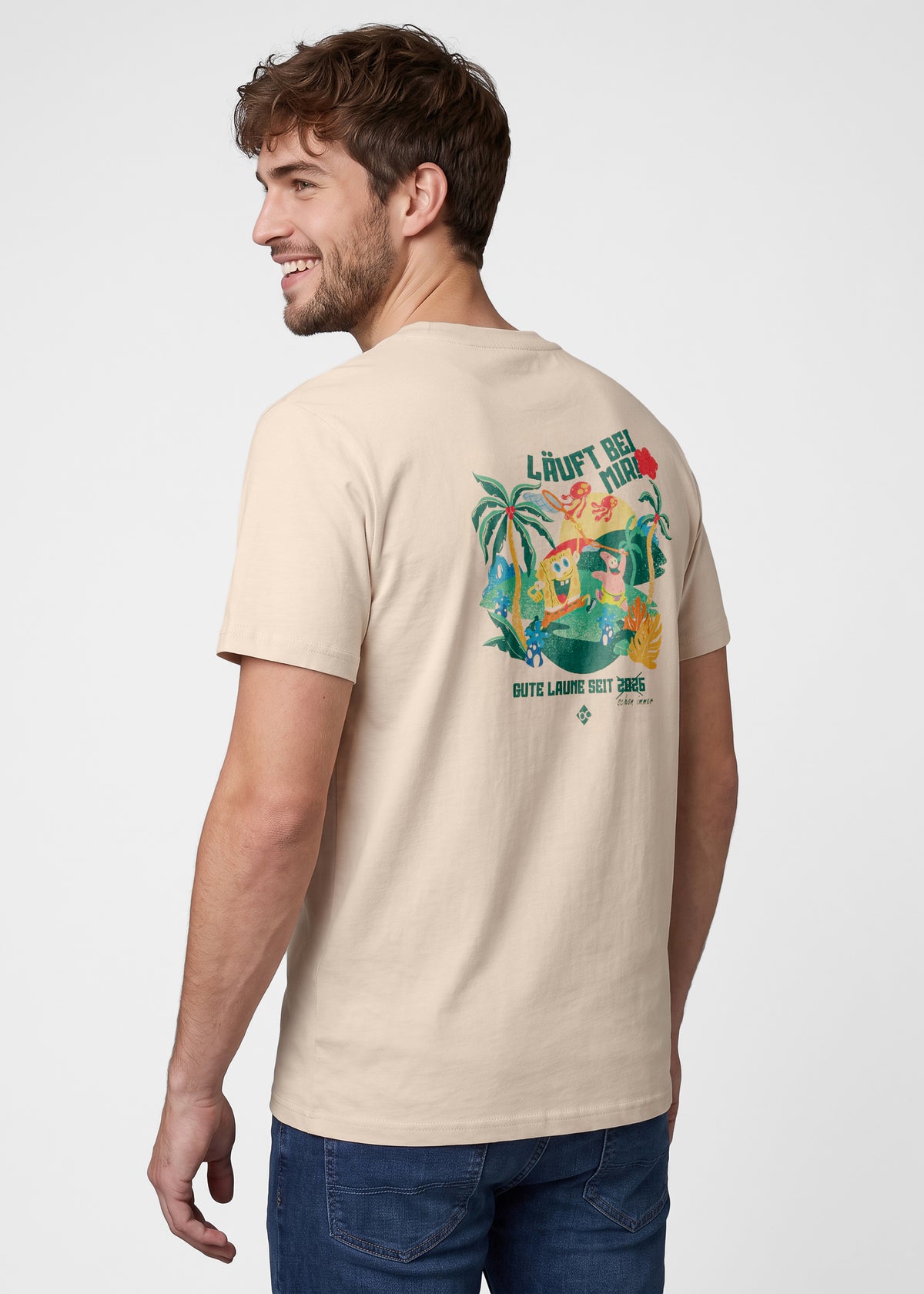 T-Shirt "SpongeBob: Aloha" - altweiß