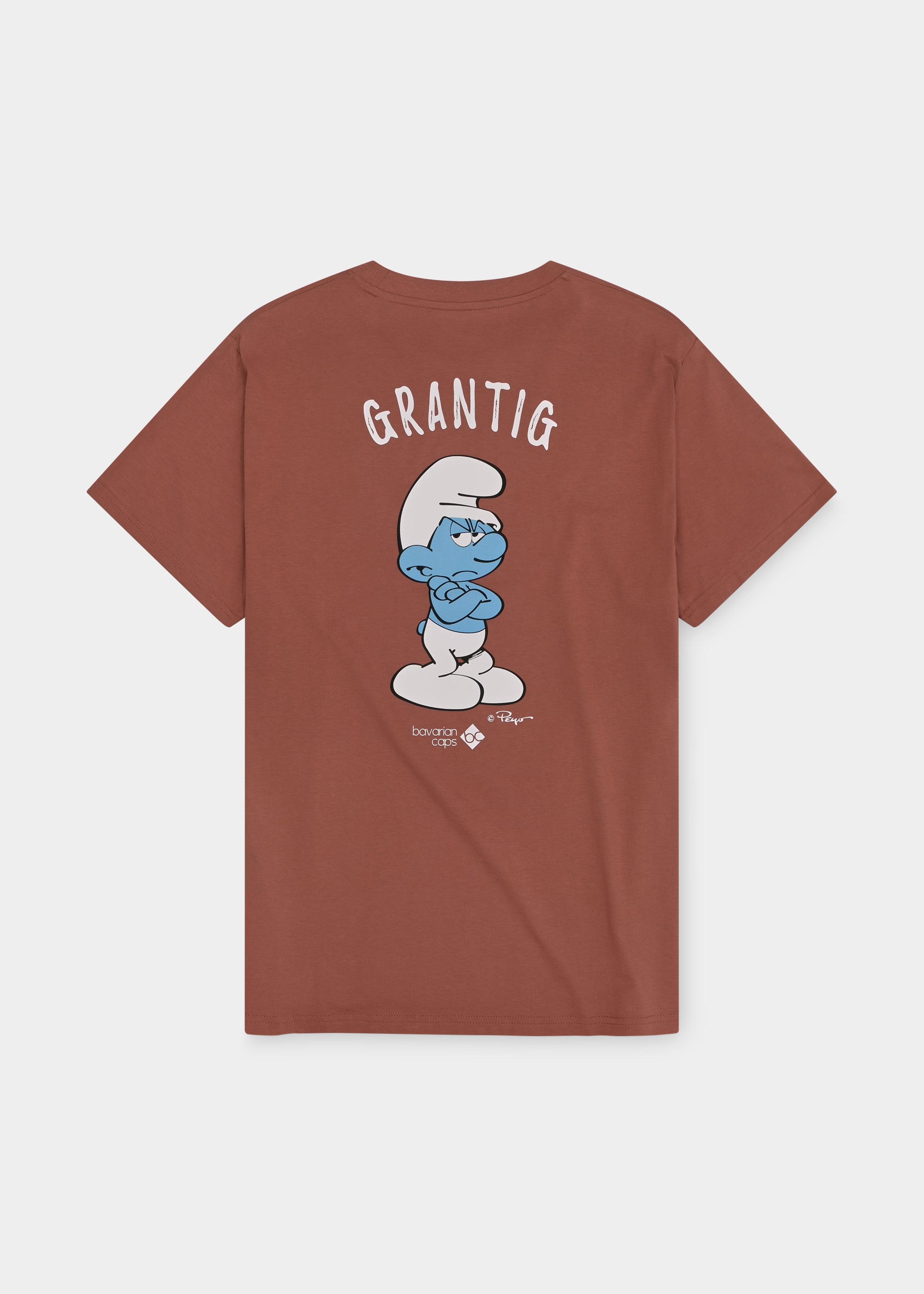T-Shirt "Grantler Klub: Muffi" - rotbraun