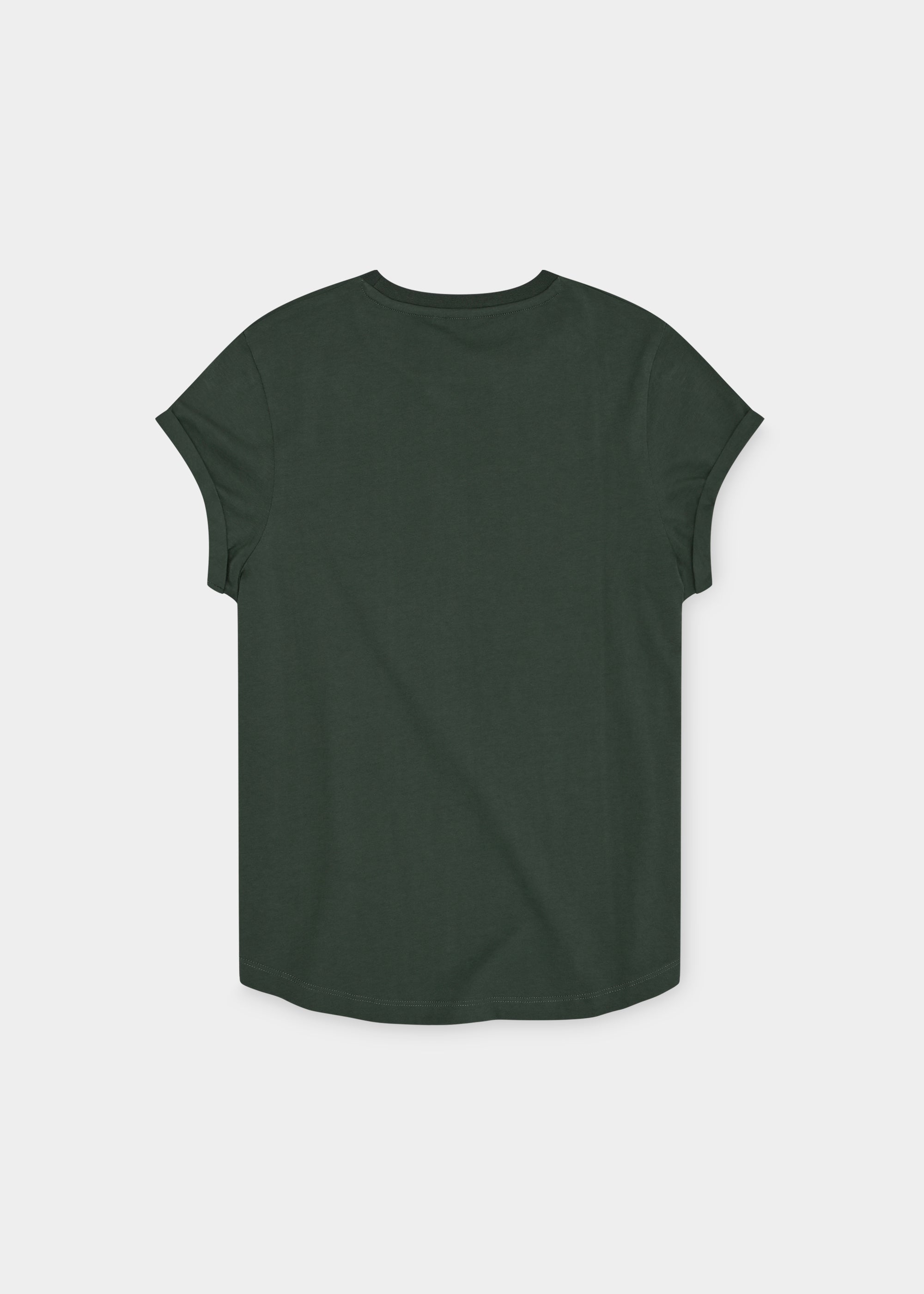 T-Shirt "Blumenbreze" - tannengrün
