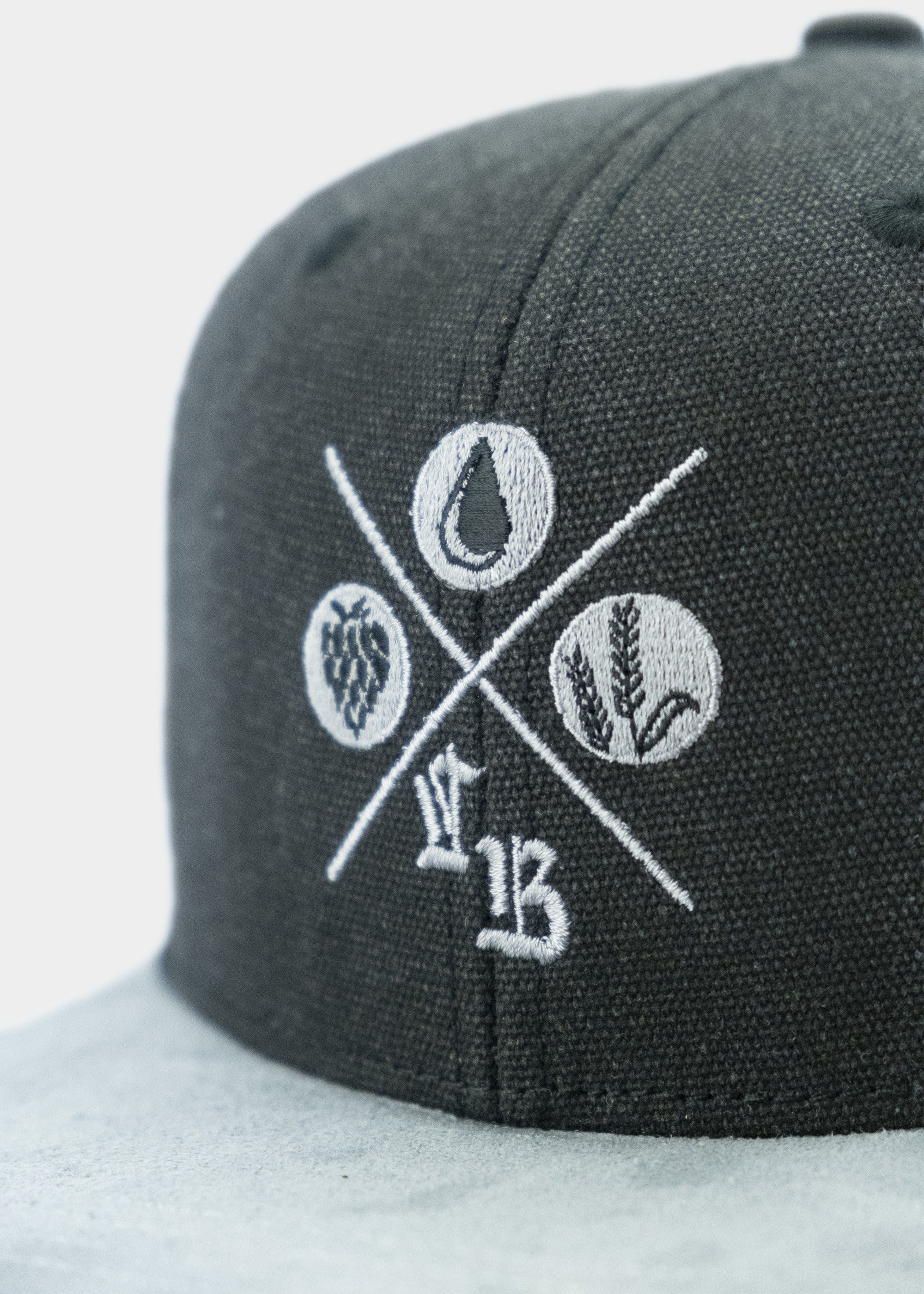 Cap "Brauerei Loscher" - schwarz (Snapback)