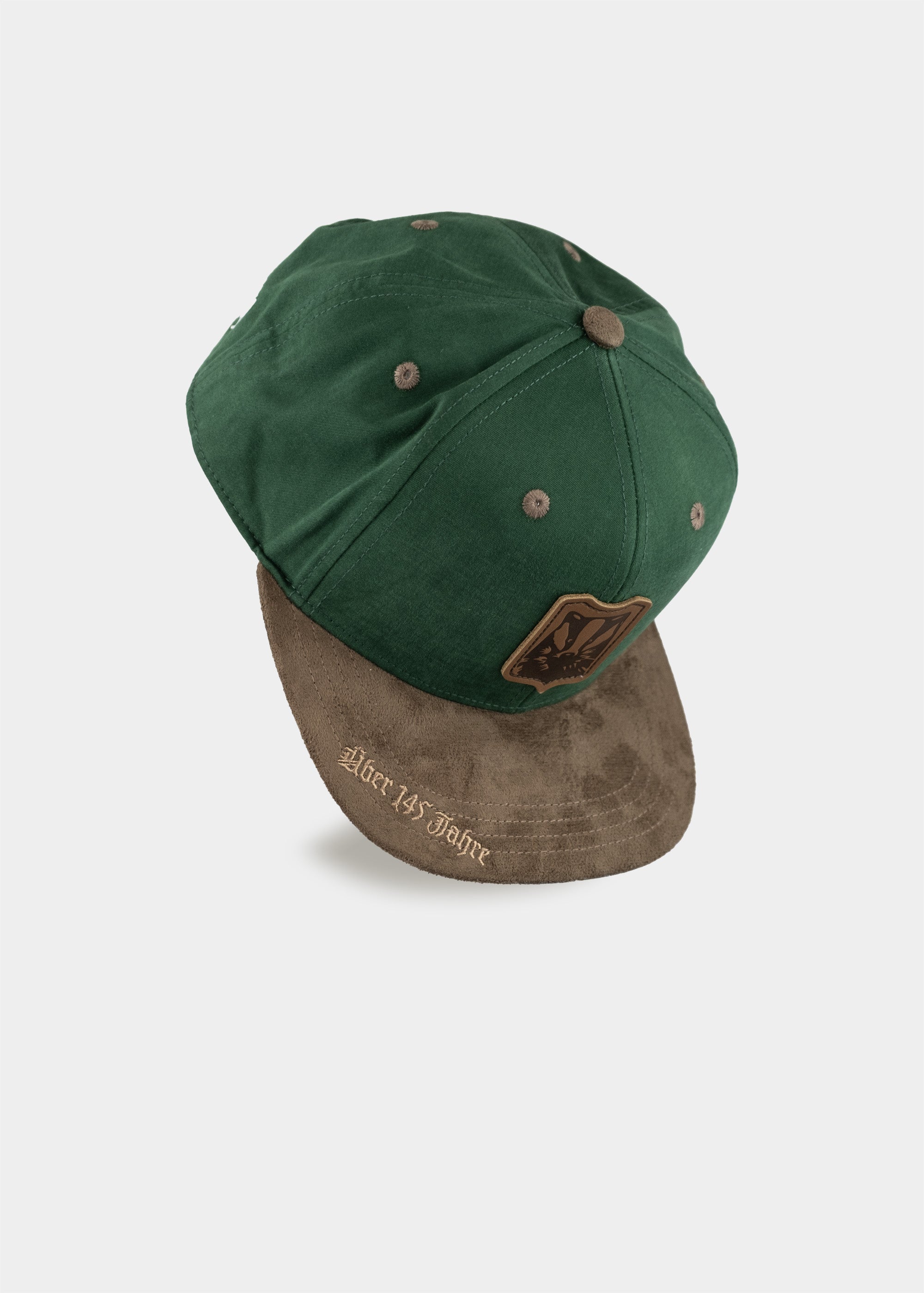 Cap "Dachsbräu" - dunkelgrün (Snapback)