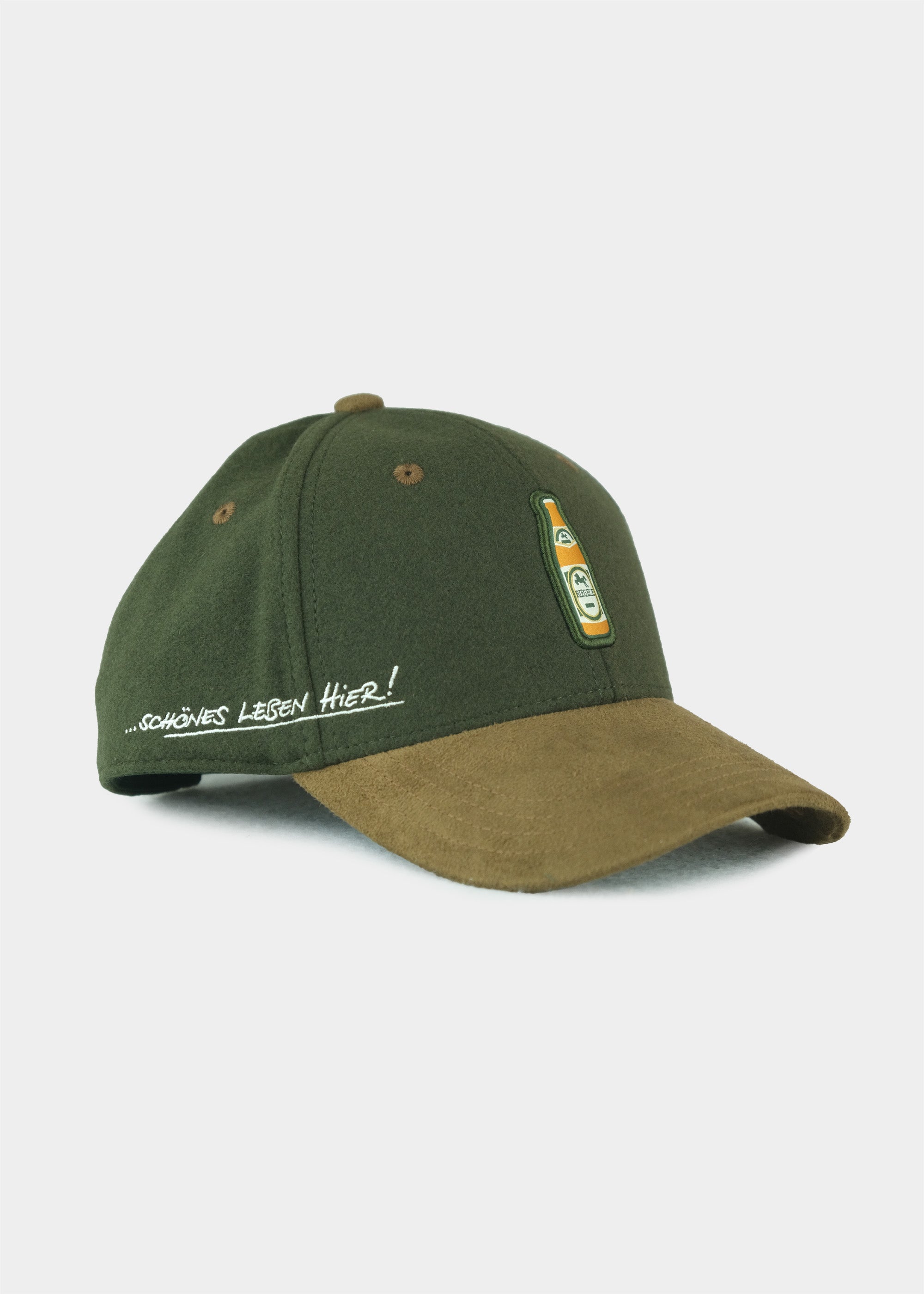 Cap "Riegele" - dunkelgrün (Curved)