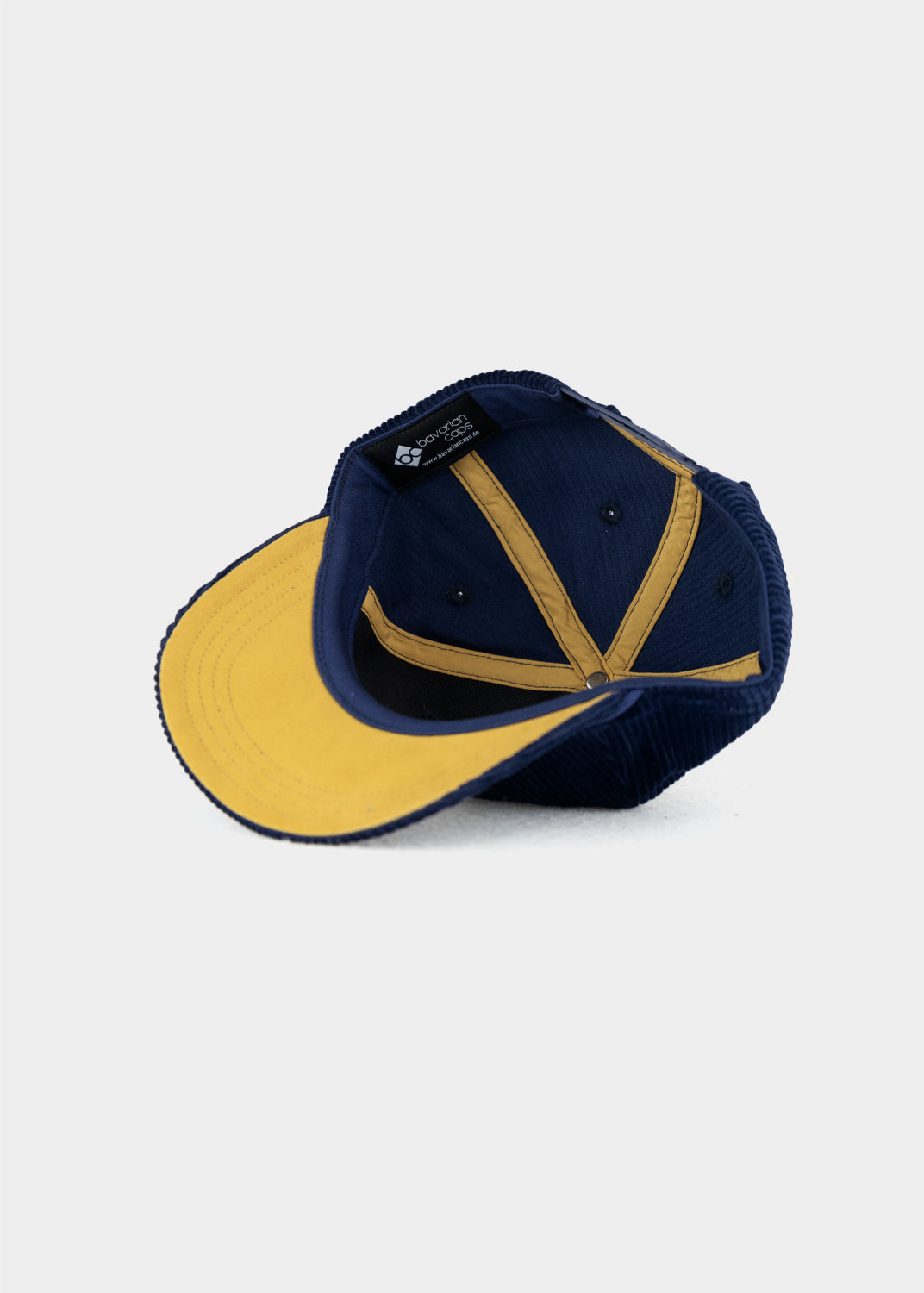 Cap "Edelweiß Kord" - dunkelblau (Halfcurved)