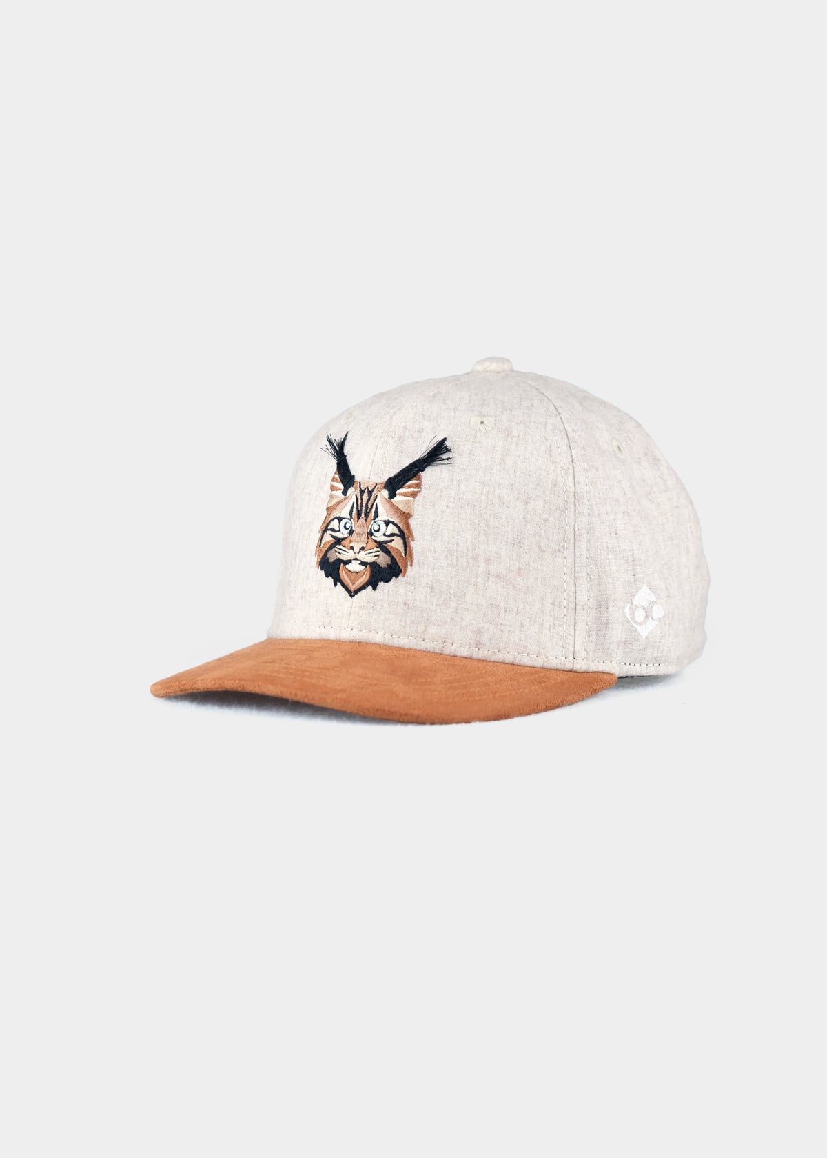 Cap "Luchs" - creme-meliert (Kinder)
