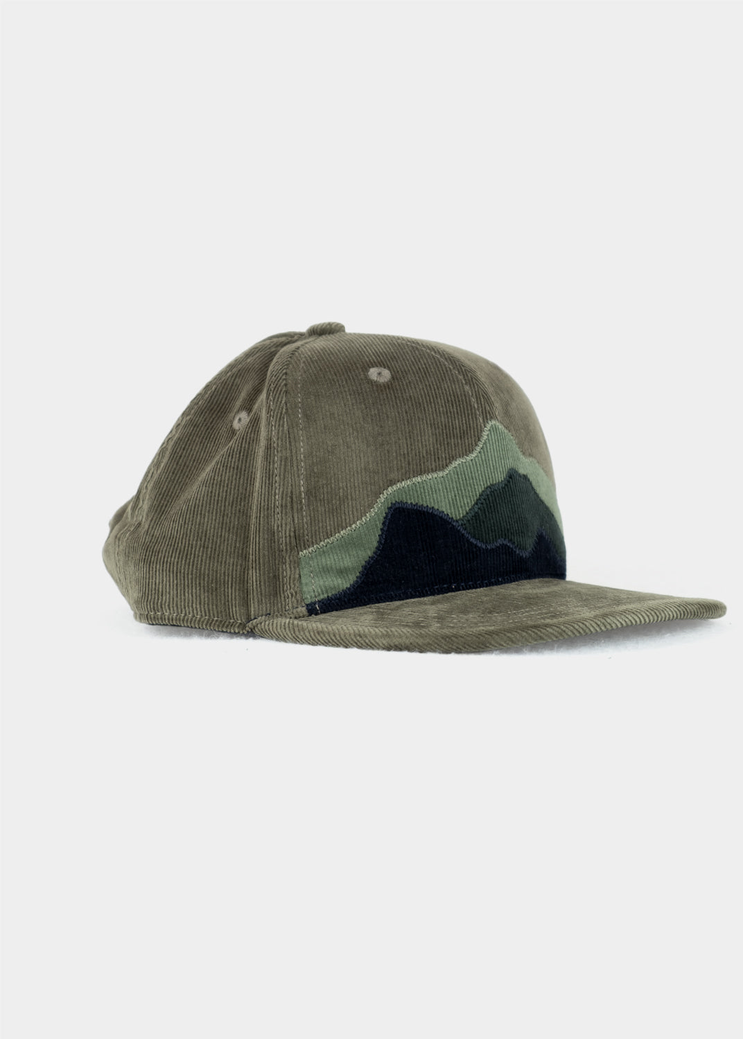 Cap "Alpennebel" - grünbraun (Strapback)