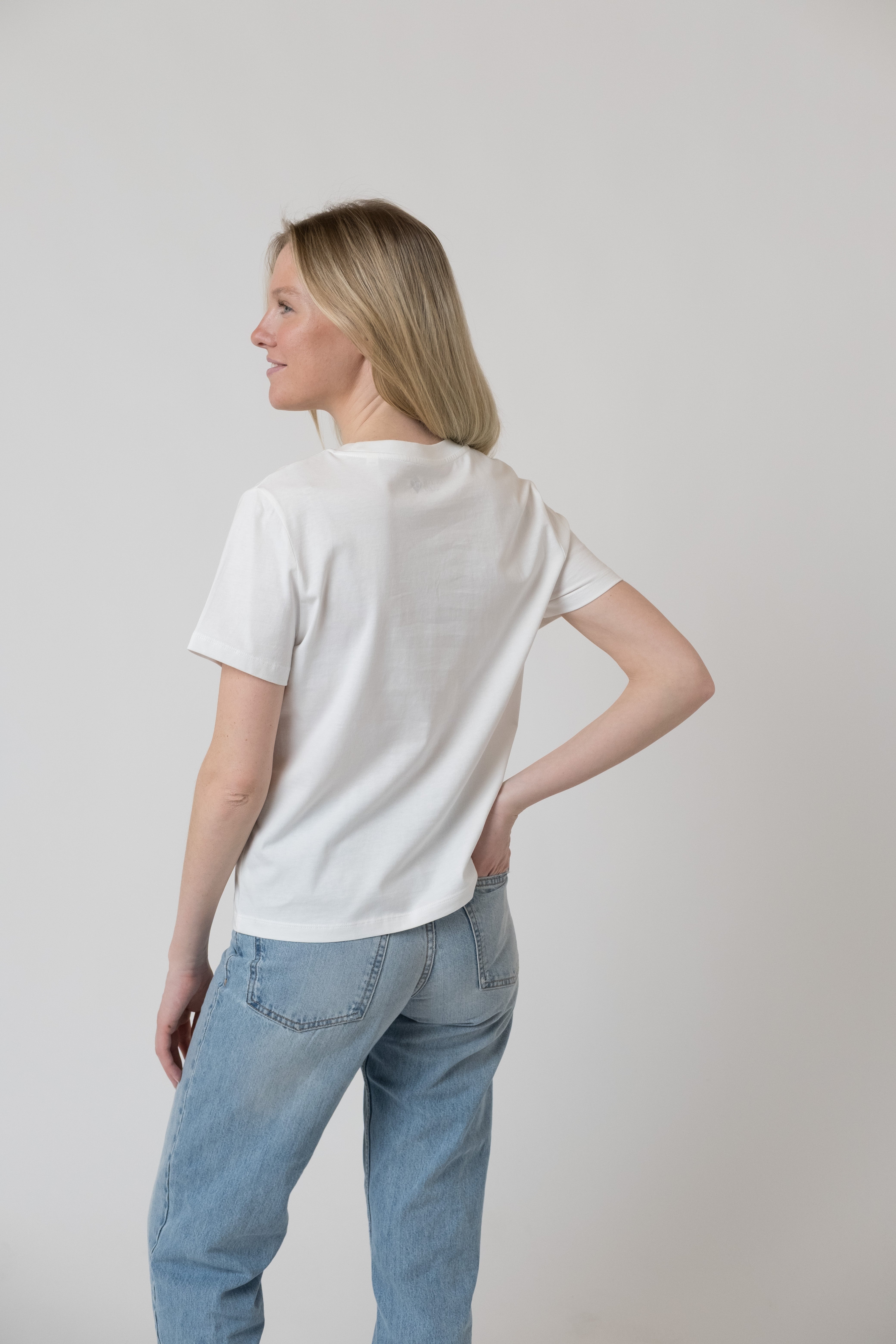 T-Shirt "Dolce Vita: Almabtrieb" - weiß