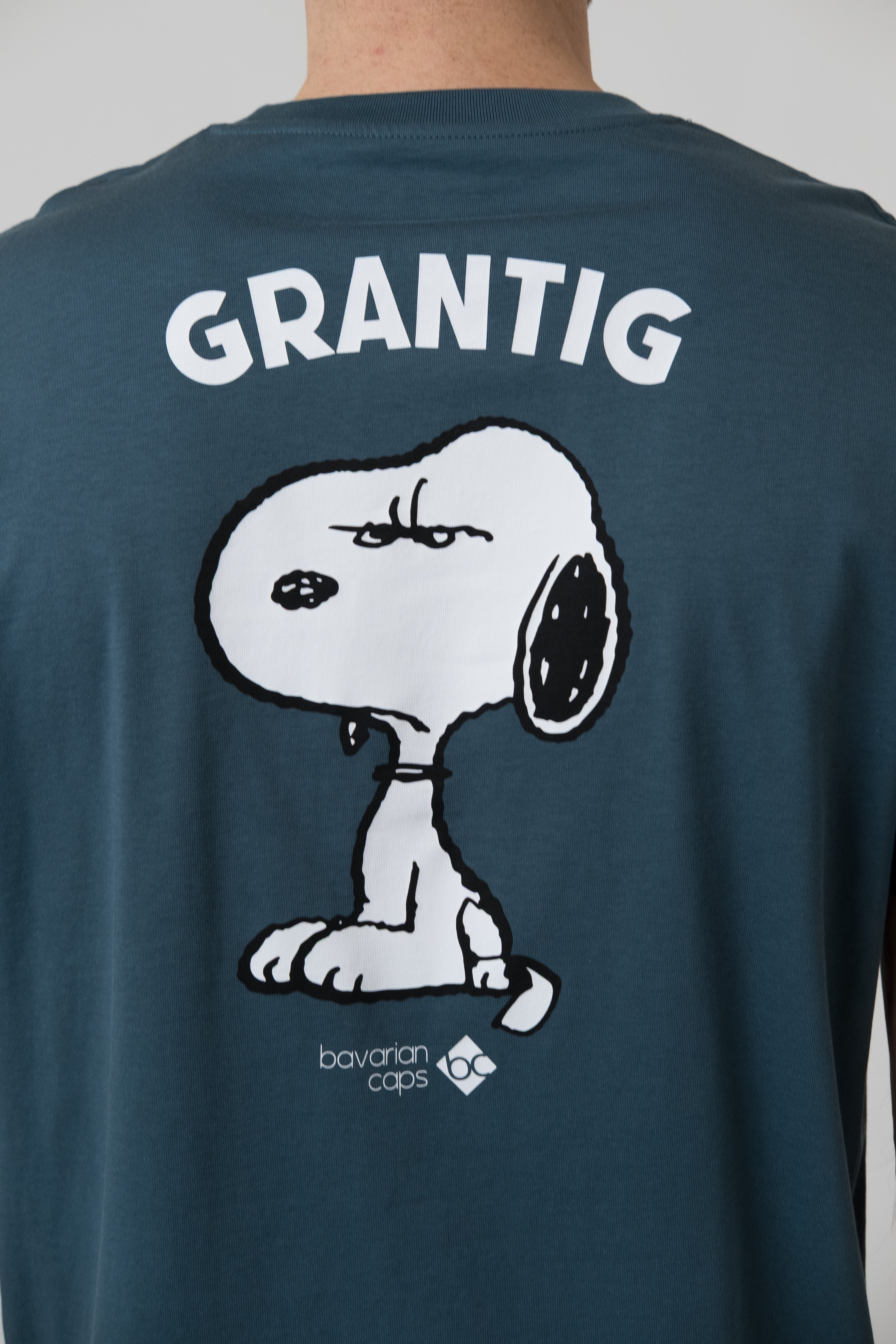 T-Shirt "Grantler Klub: Snoopy" - blaugrau