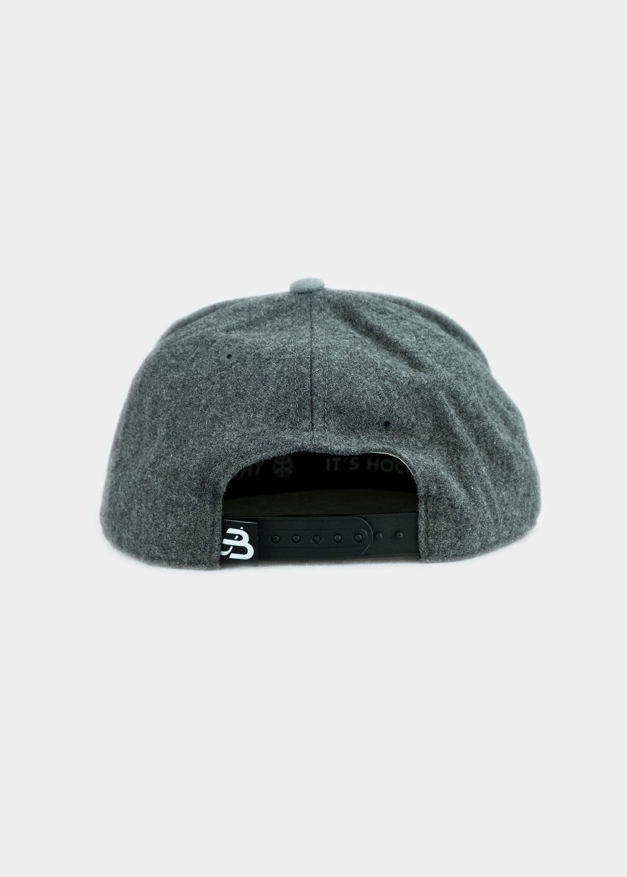 Cap "Eisblog" - dunkelgrau (Snapback)