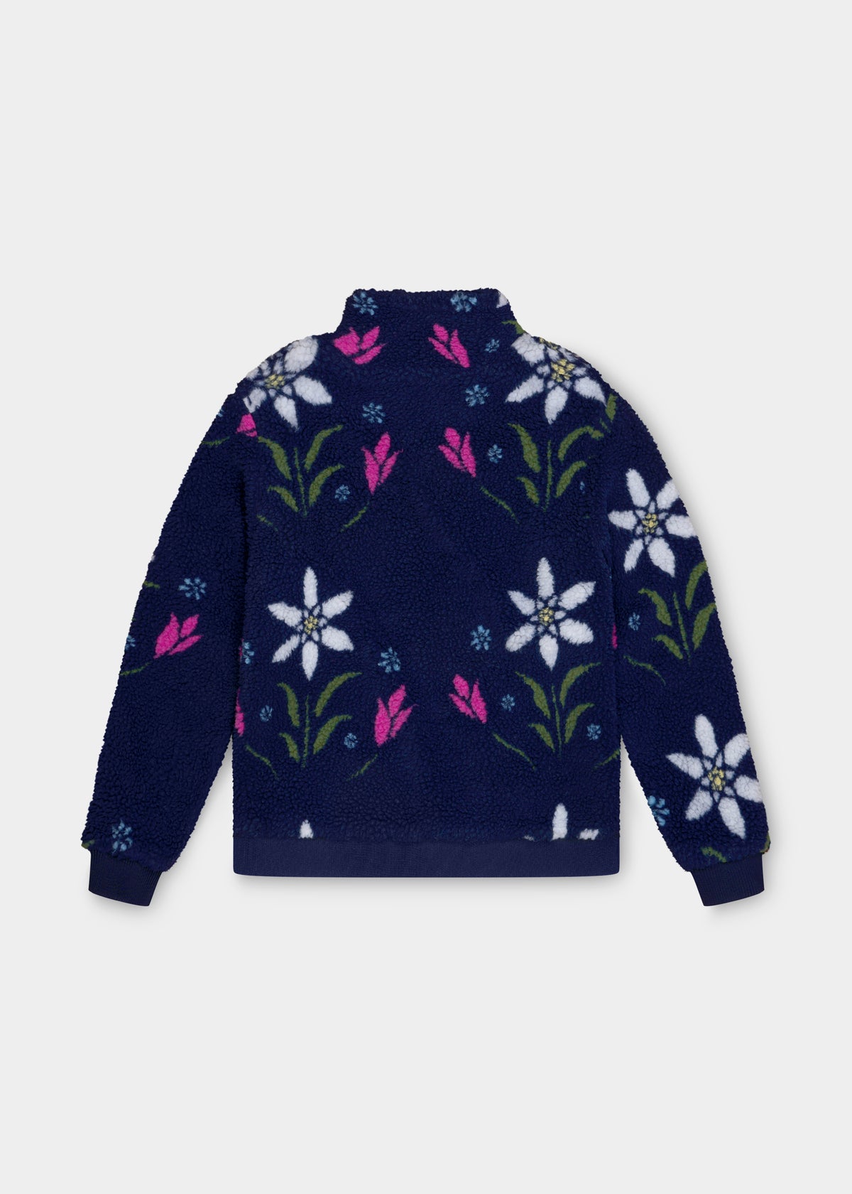Teddy Blouson "Eisblume" - marine