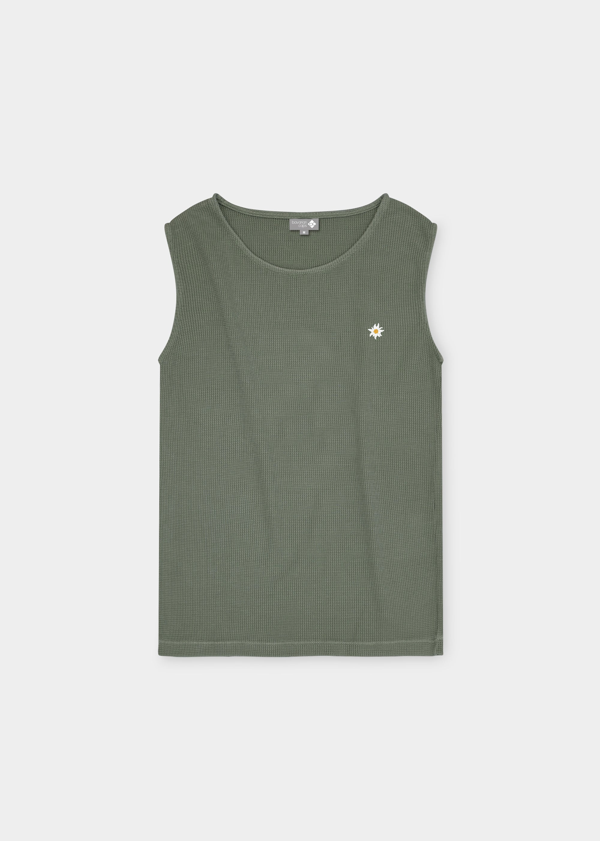 Top "Edelweiß" - grüngrau