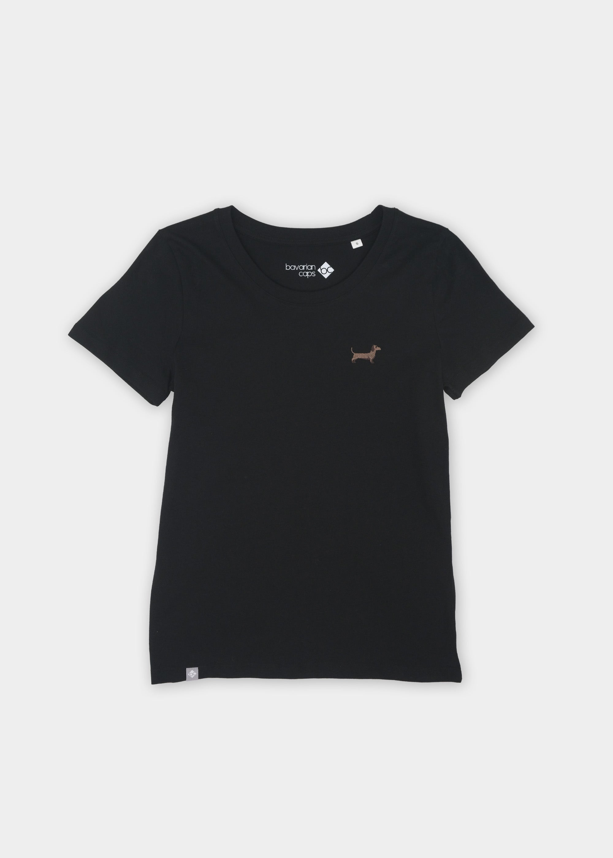 T-Shirt "Dackel" - schwarz (Damen)