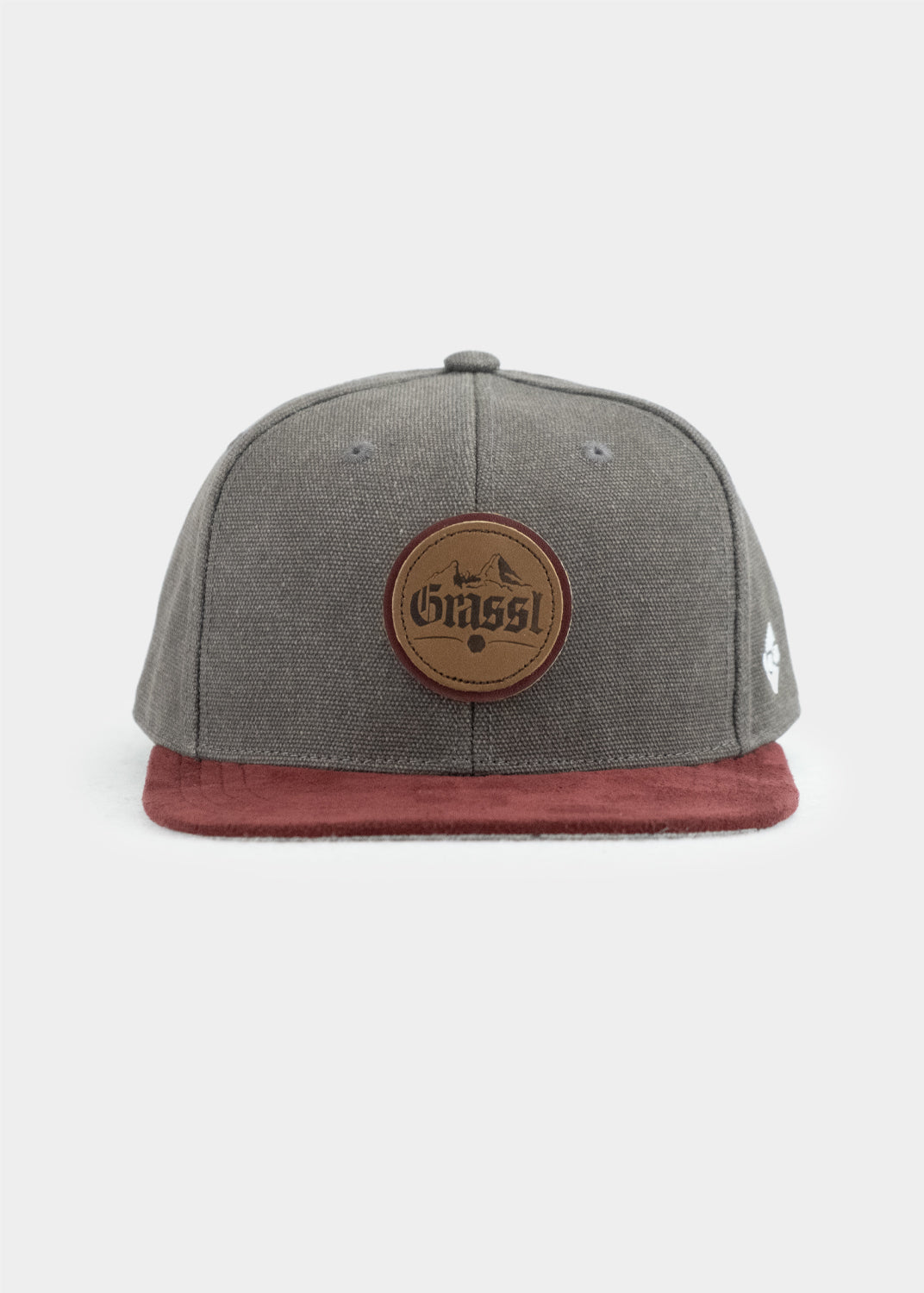 Cap "Grassl" - dunkelgrau (Snapback)