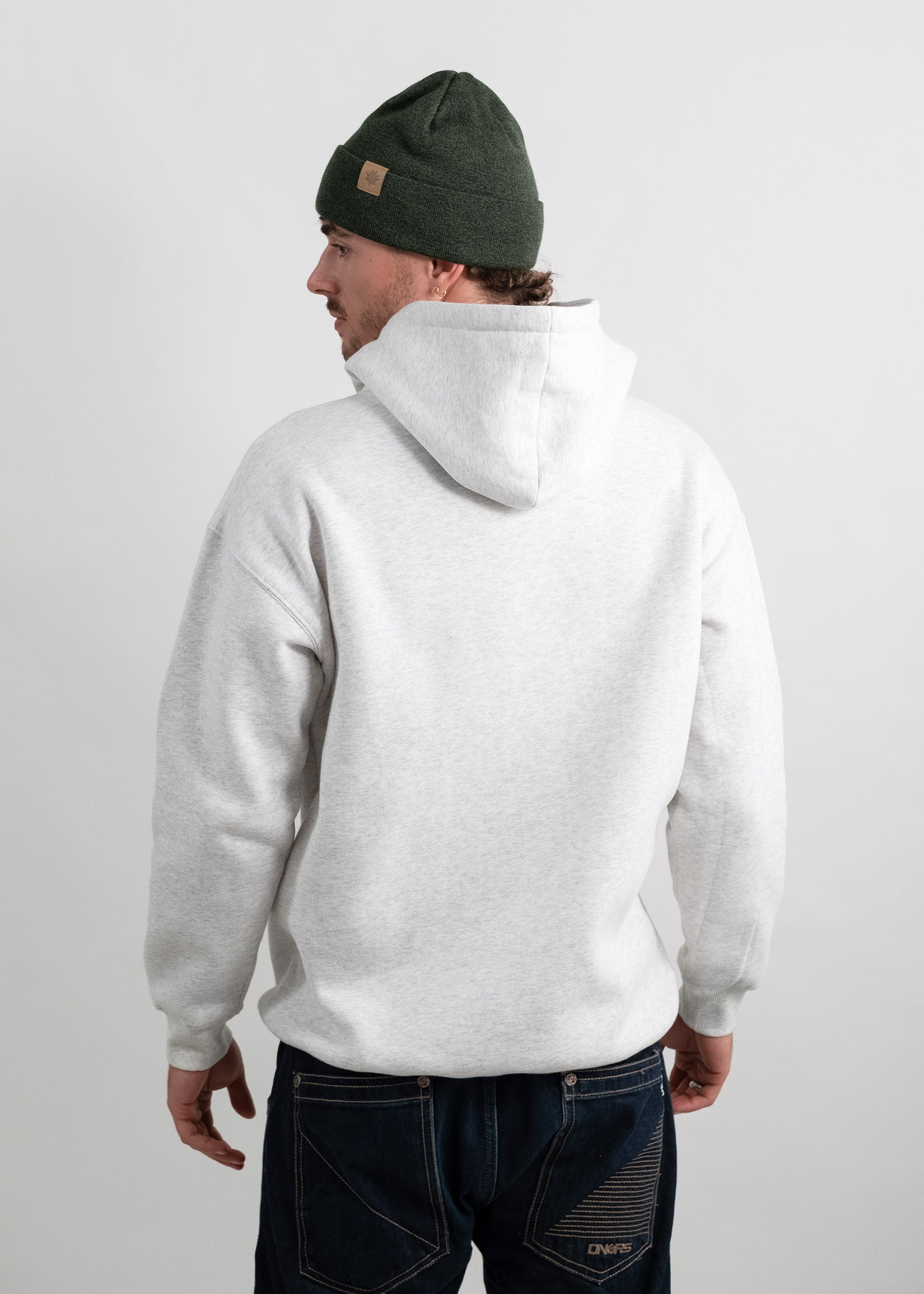 Hoodie "Zefix!" - cremegrau-meliert