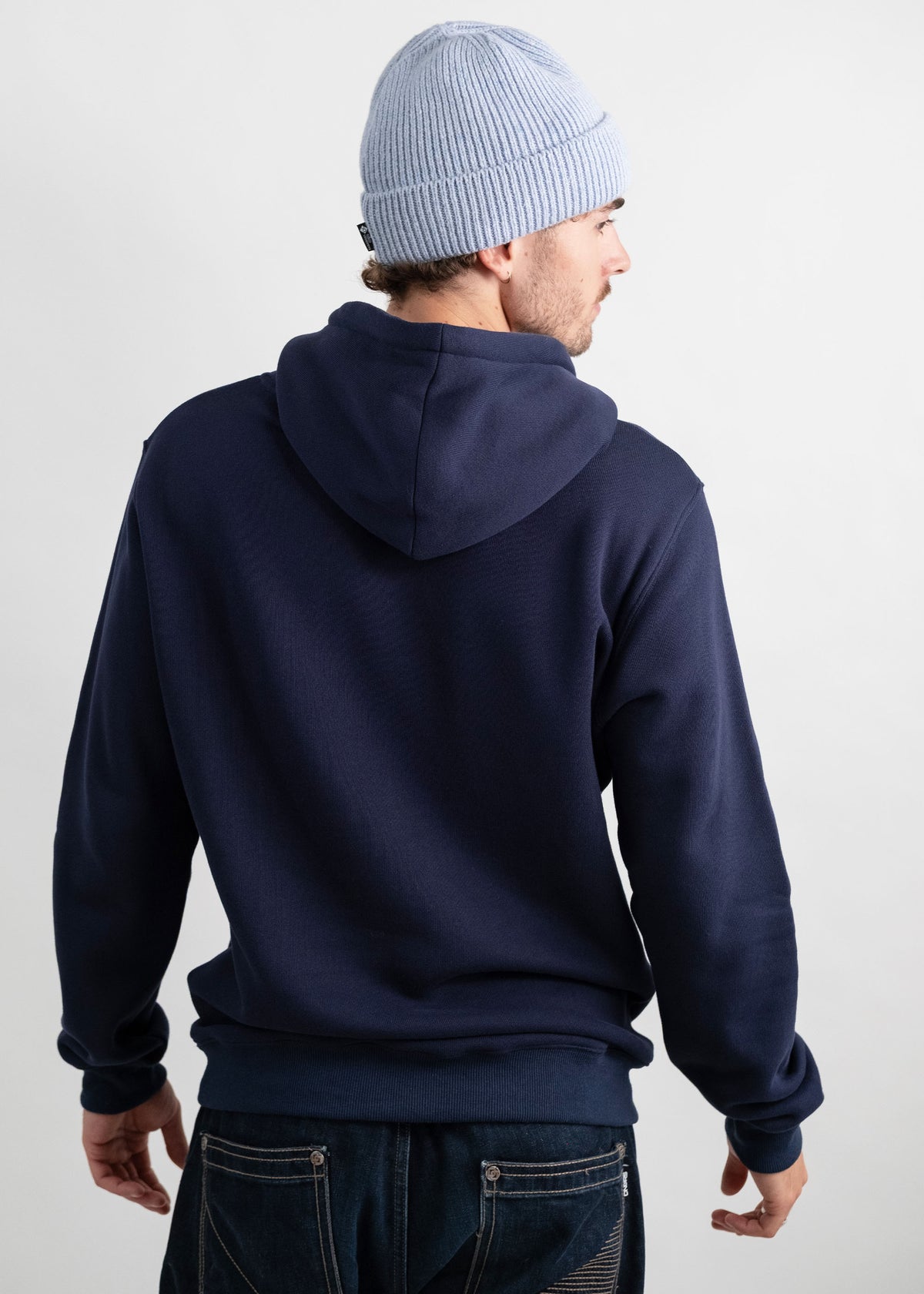 Hoodie "Wintergipfel" - dunkelblau