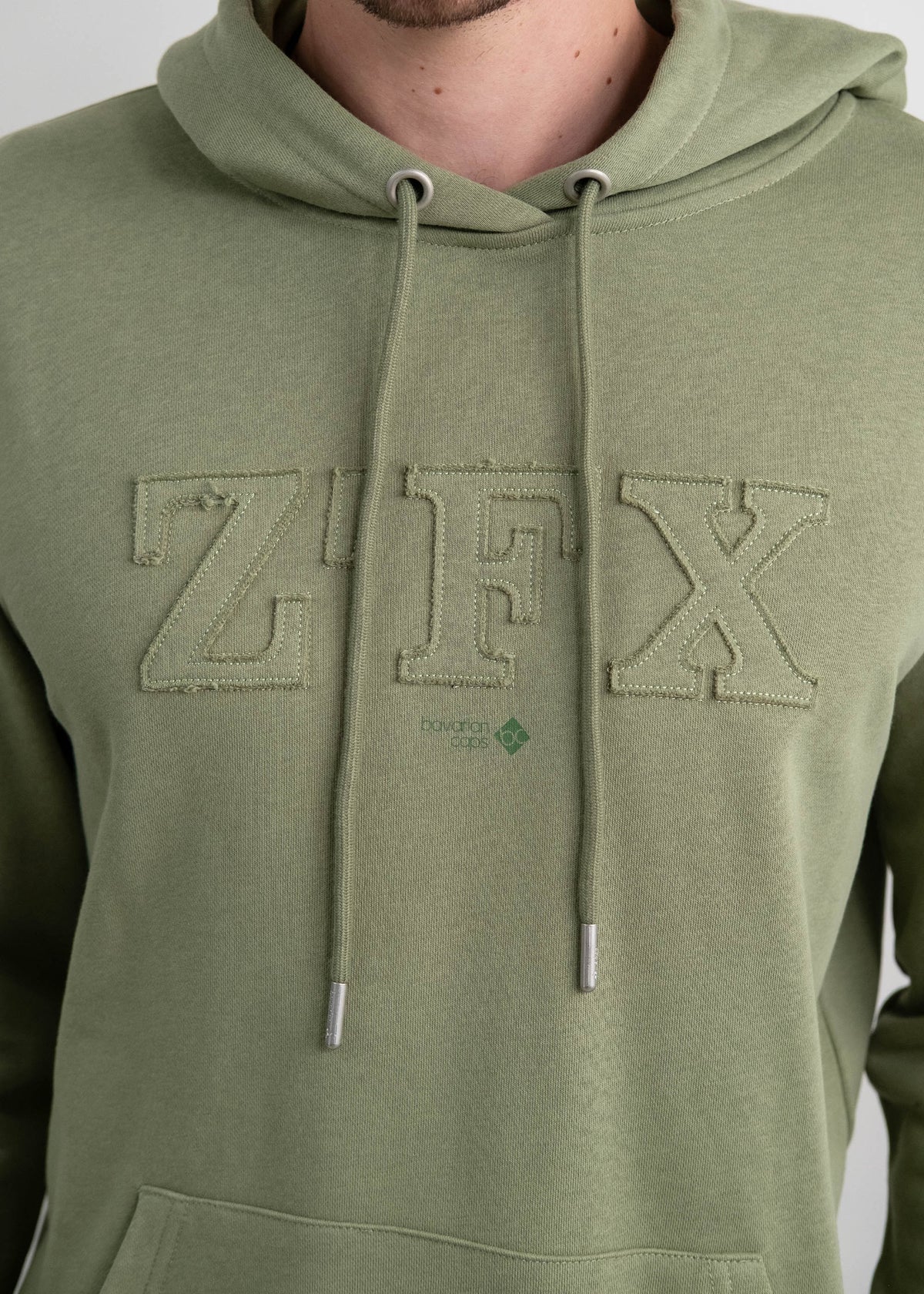 Hoodie "ZFX" - khaki