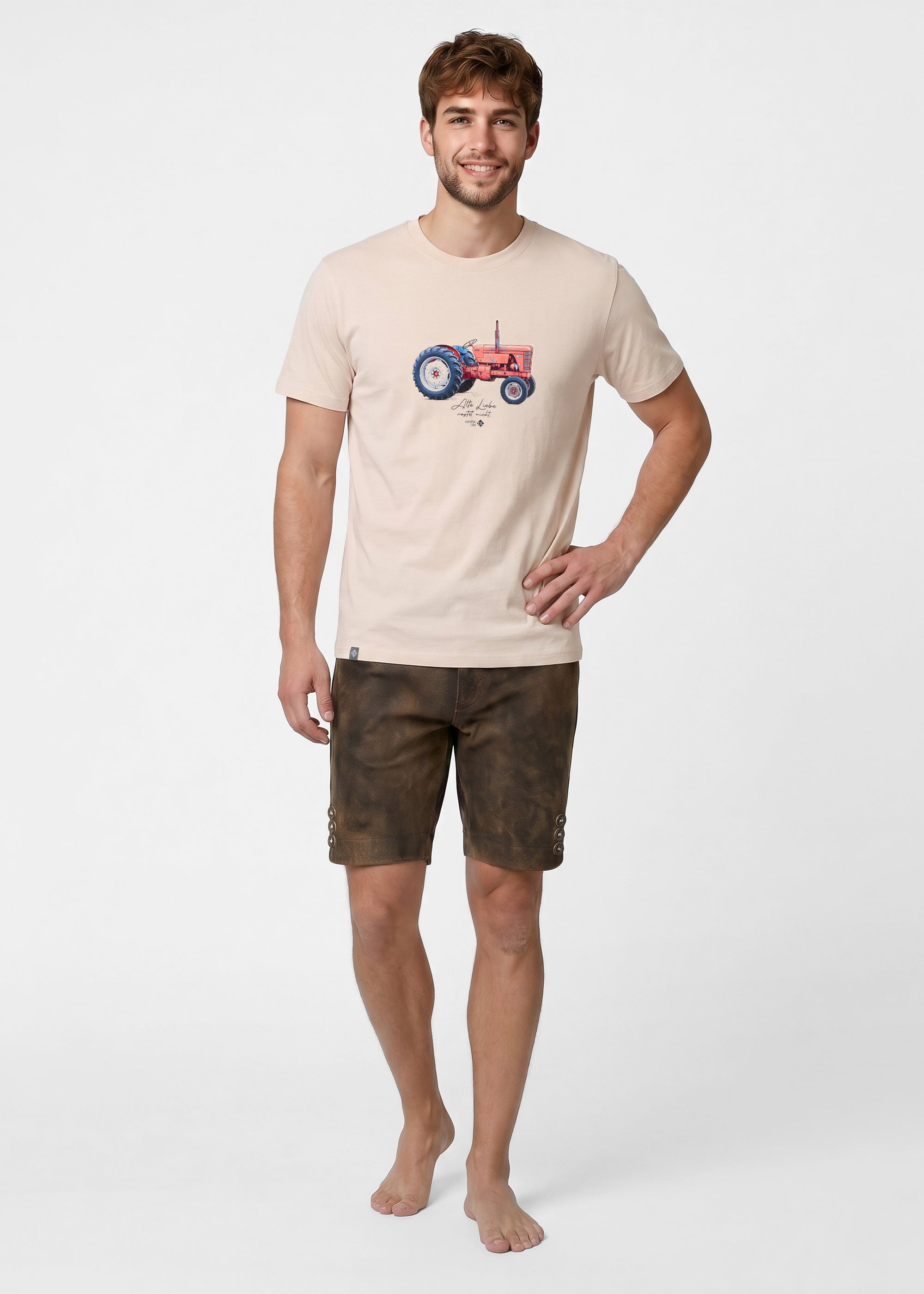 T-Shirt "Alte Liebe" - altweiß