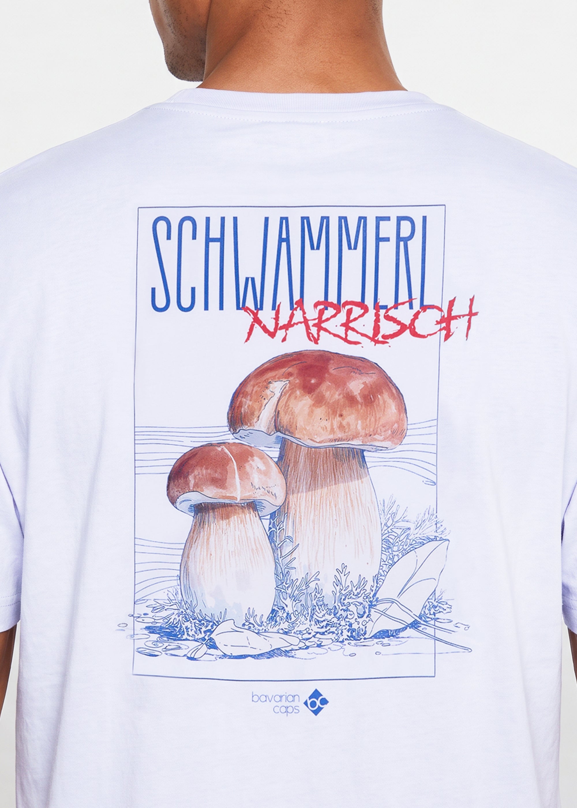 T-Shirt "Schwammerl Narrisch" - weiß