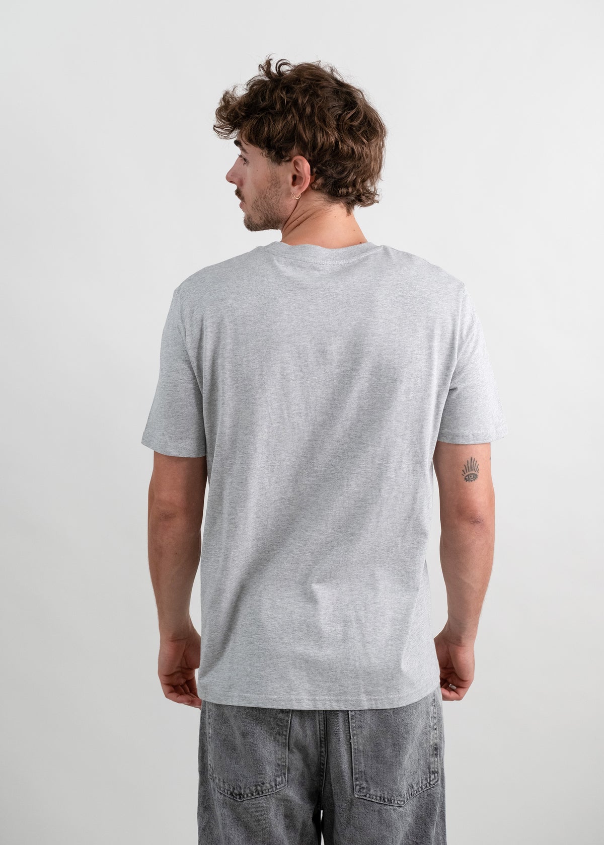 T-Shirt "Wintergipfel" - hellgrau-meliert