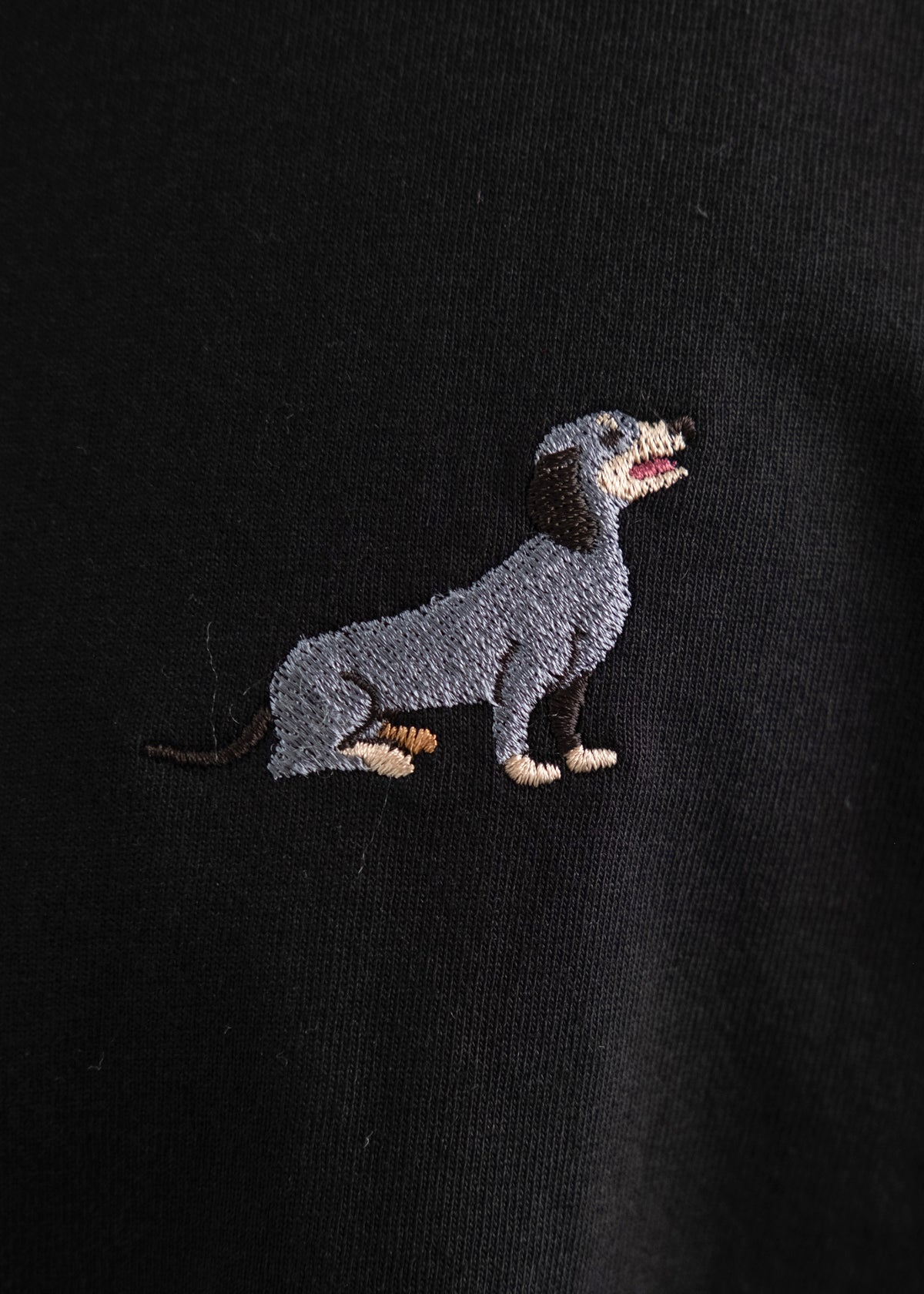 T-Shirt "Dackel" - schwarz