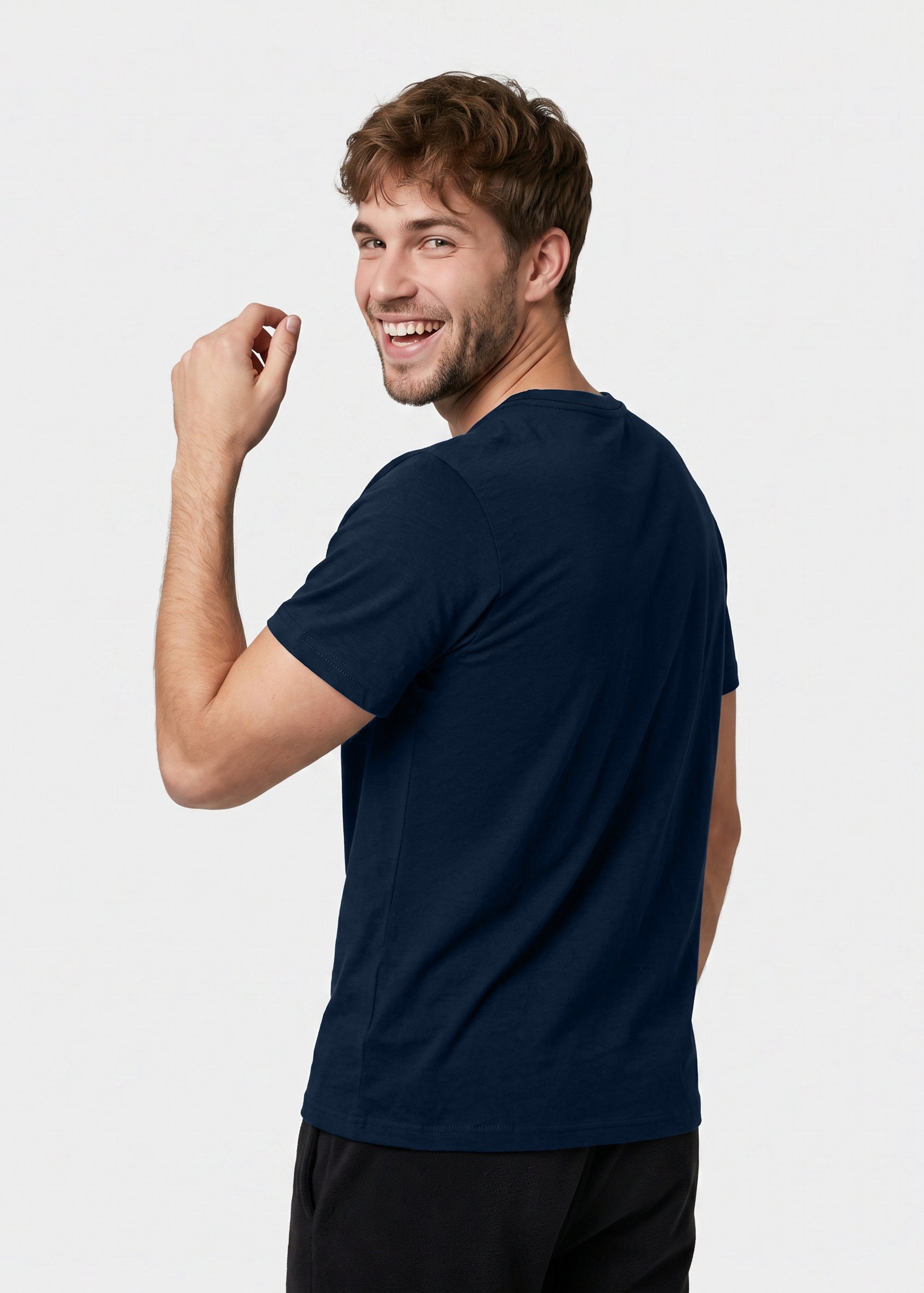 T-Shirt "Wintergipfel" - dunkelblau