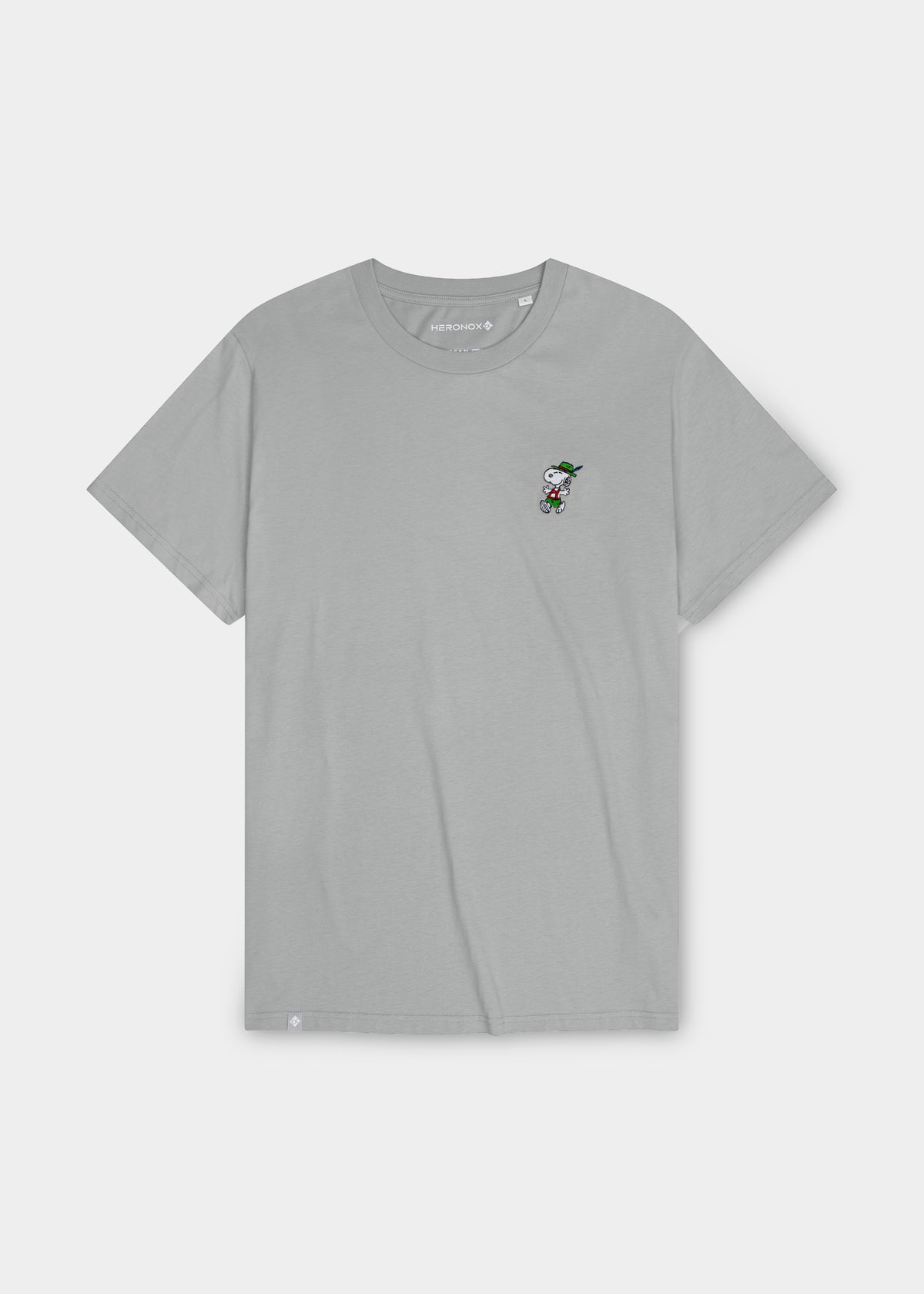 T-Shirt "Peanuts: Snoopy in Tracht" - nebelgrau