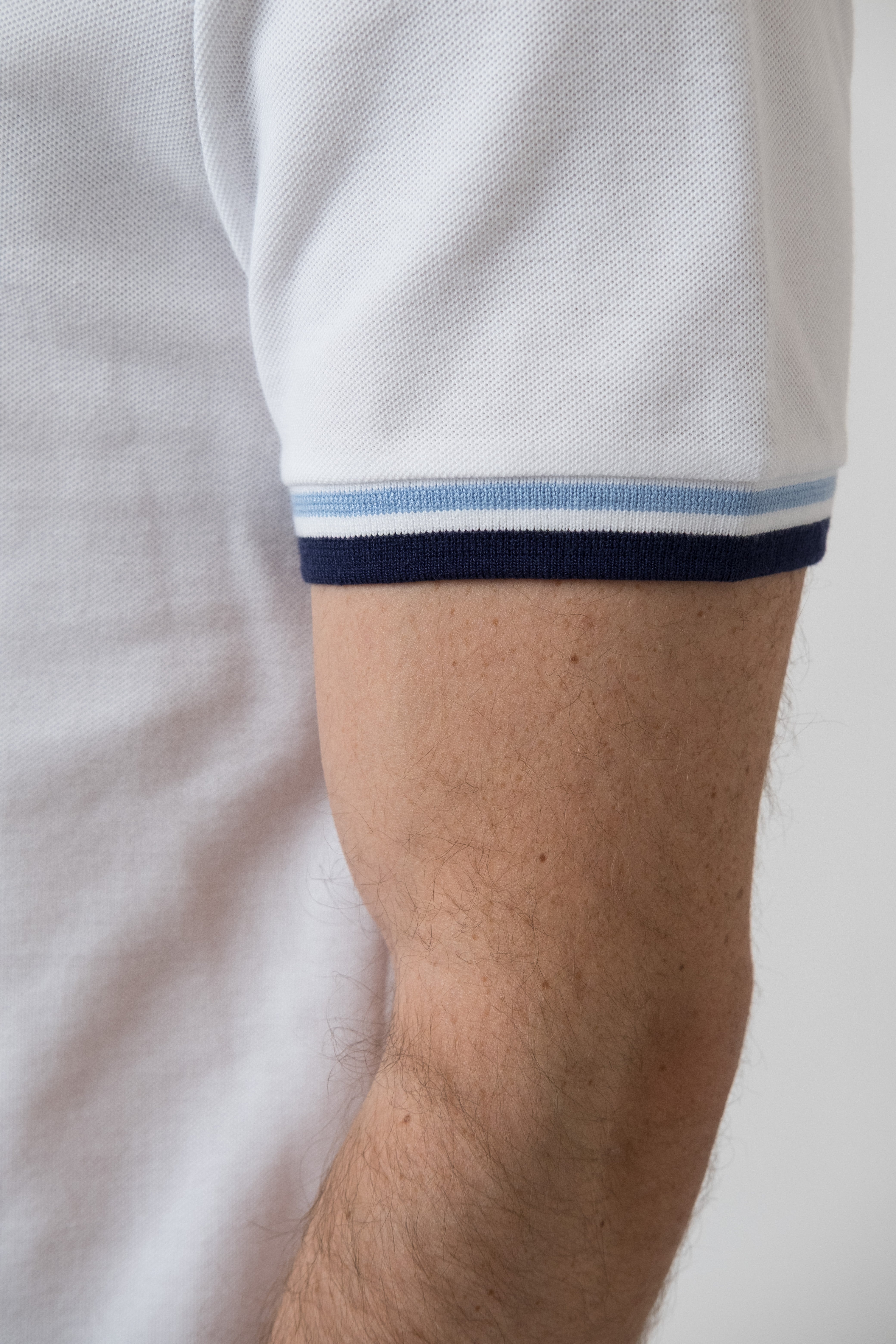 Poloshirt "Edelweiß" - weiß