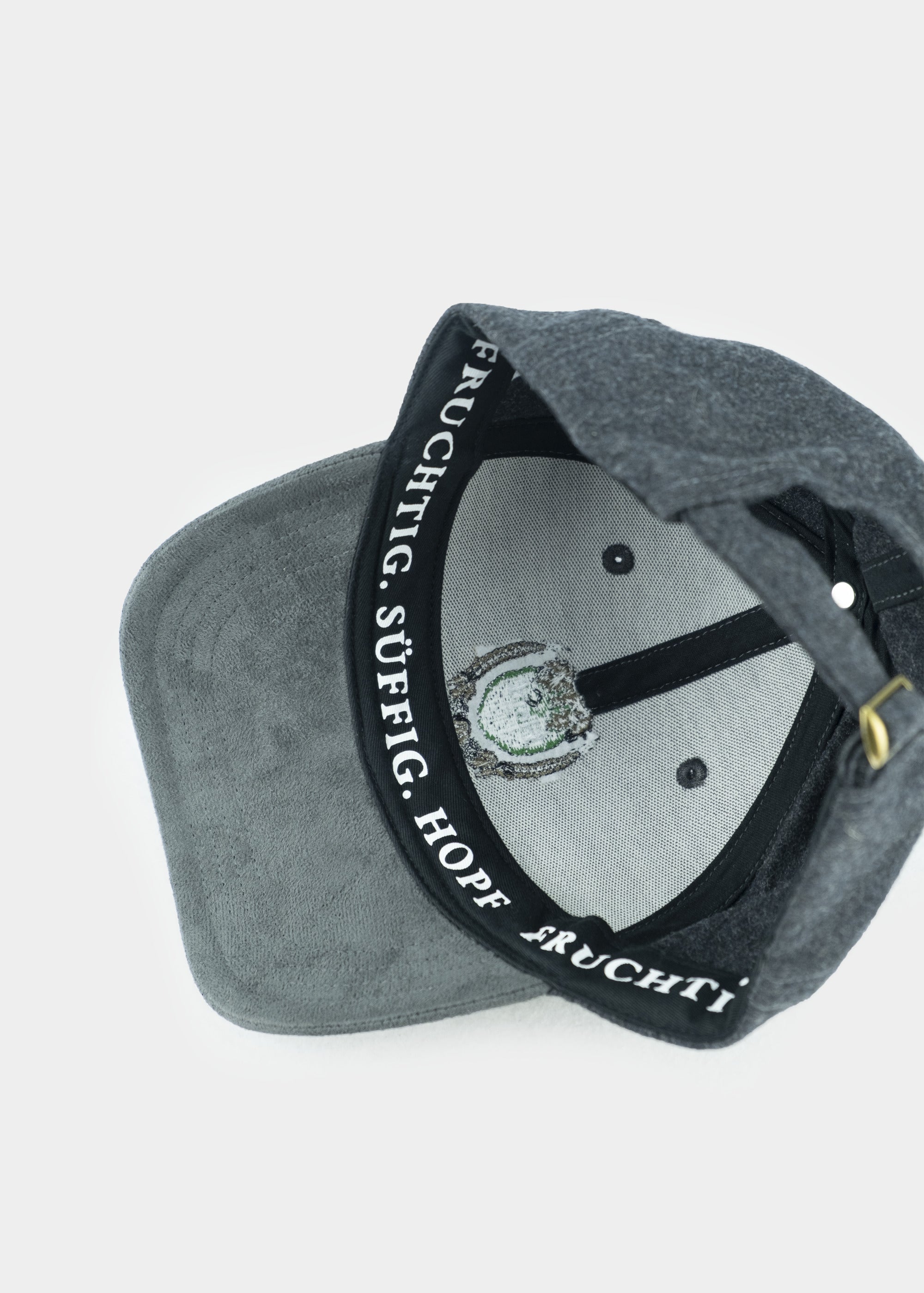 Cap "Hopf" - dunkelgrau (Curved)
