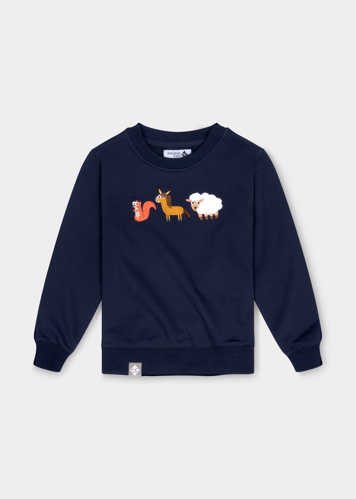 Sweater "Tierfest" - dunkelblau (Kleinkinder)