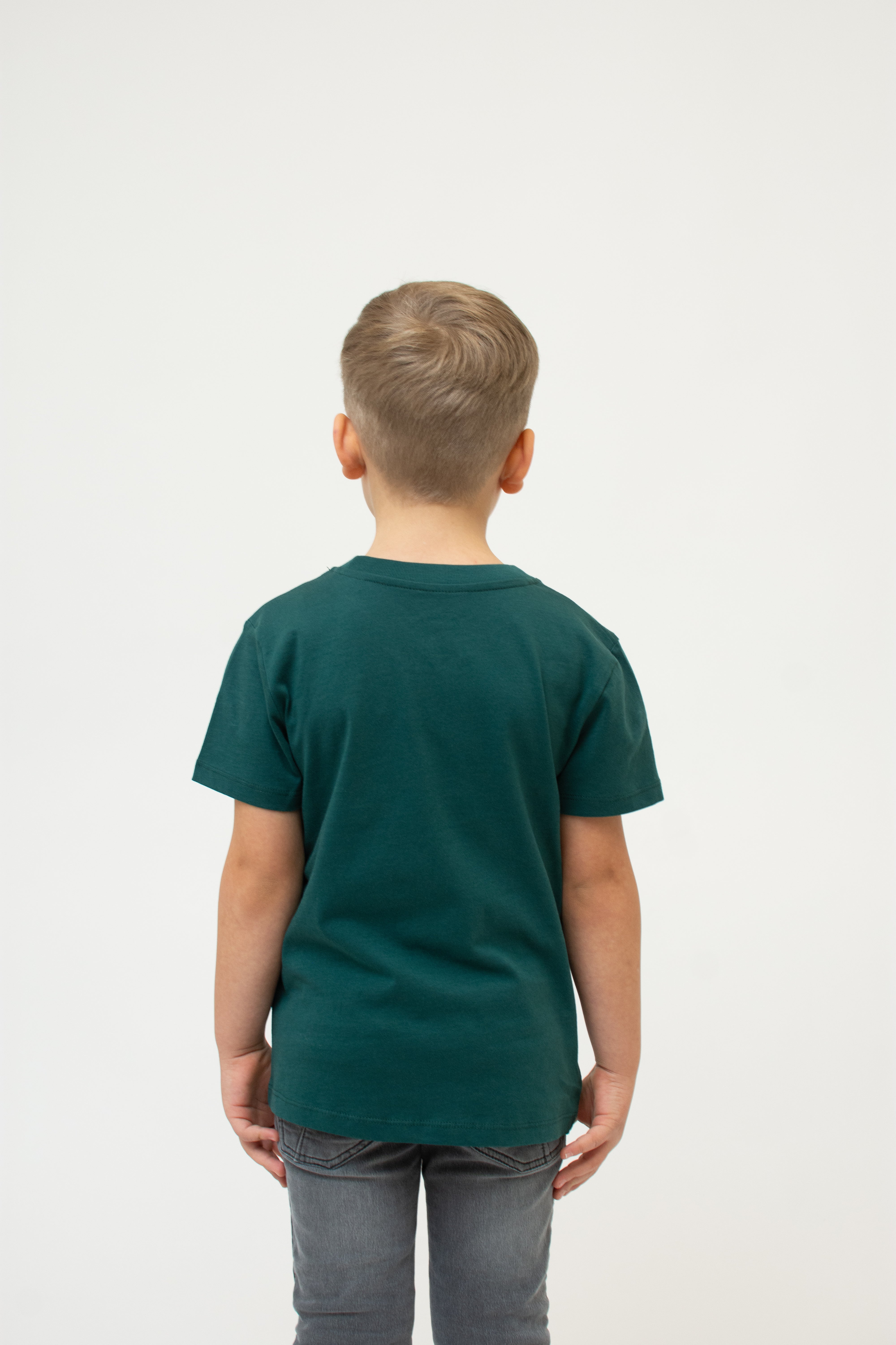 T-Shirt "Lucky Luke: Lach amoi" - dunkelgrün (Kinder)