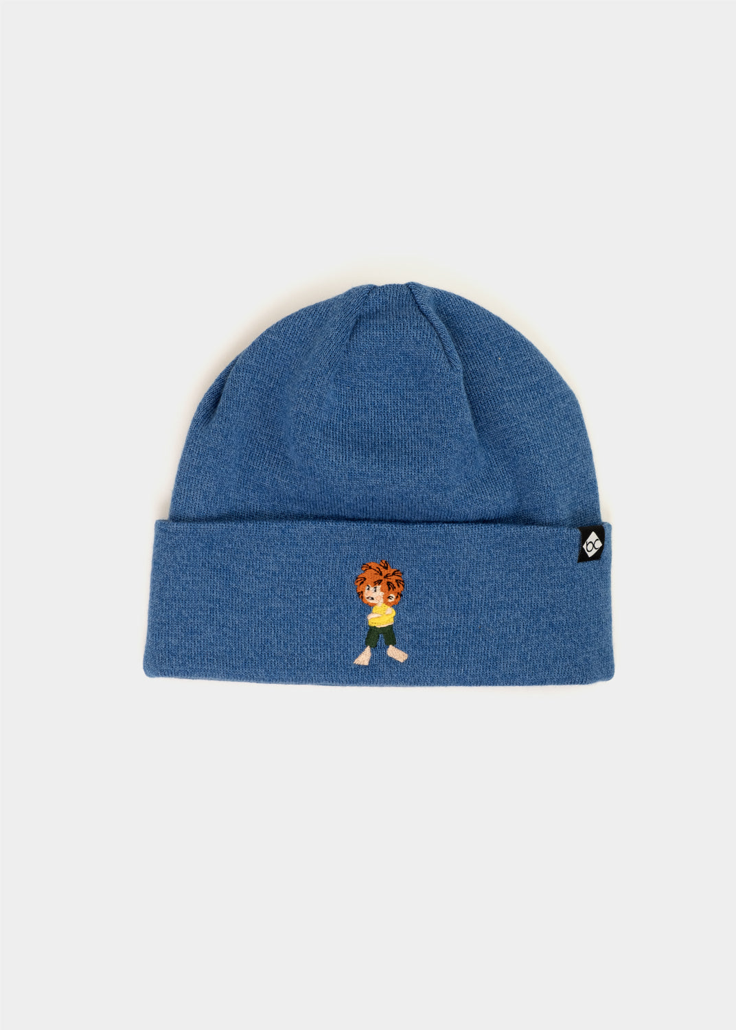 Stick-Haum "Pumuckl Grantig" - azurblau