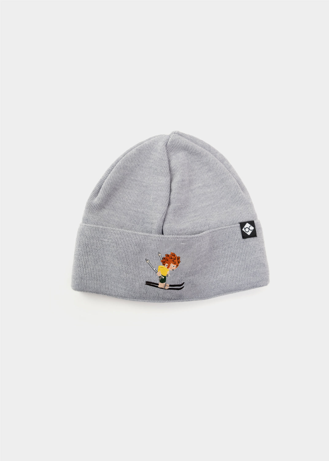 Kinder Stickhaum "Pumuckl Skirennen" - hellgrau
