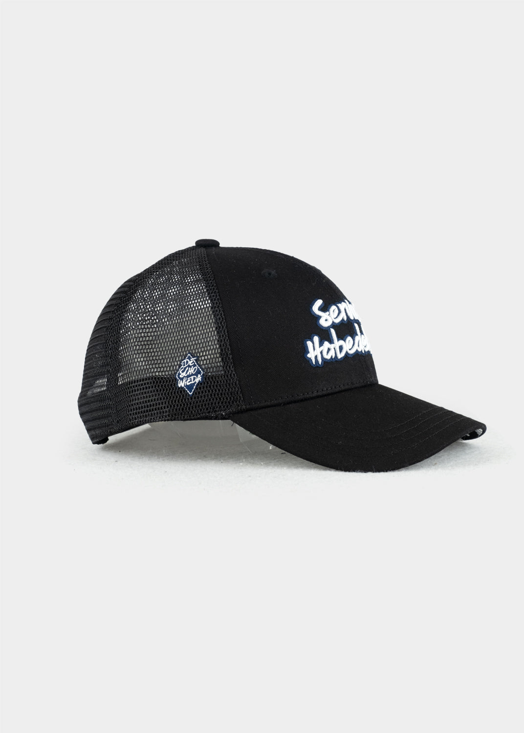 Cap "DeSchoWieda: Servus Habedehre" - schwarz (Curved)