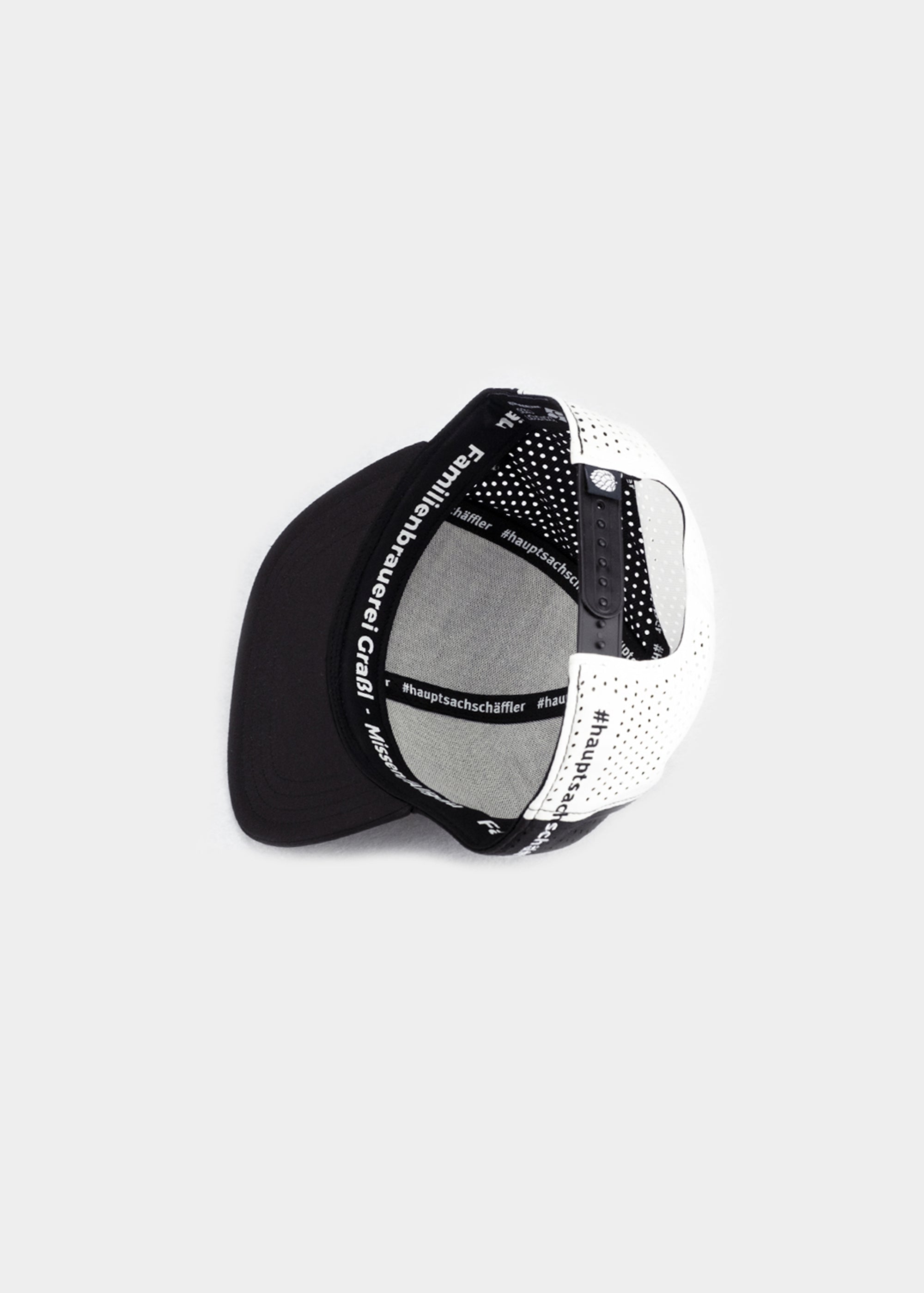 Cap "Schäffler Outdoor" - schwarz/weiß (Snapback)