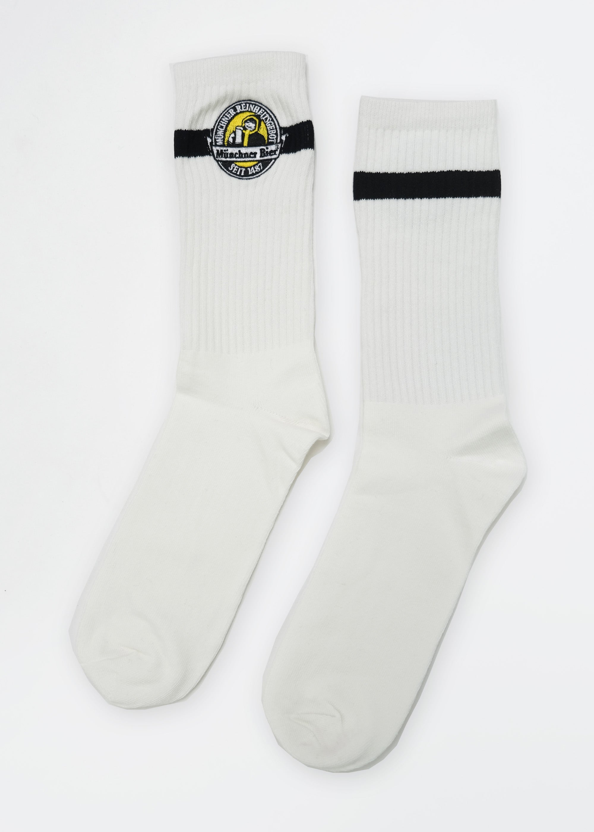 Sportsocken "Münchner Bier" - weiß