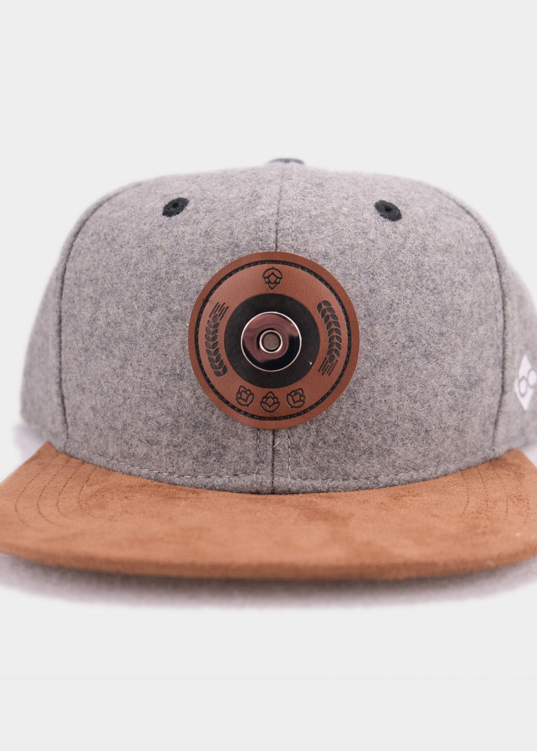 Cap "Bierkrönung" - dunkelgrau (Snapback)