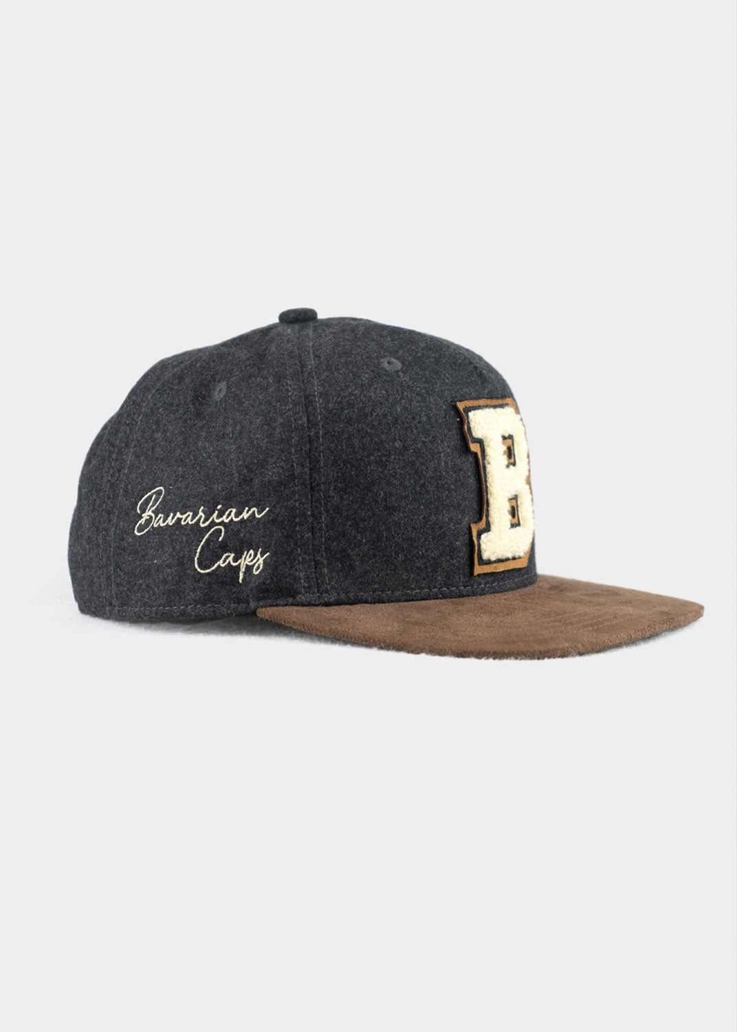 Cap "B" - dunkelgrau (Snapback)