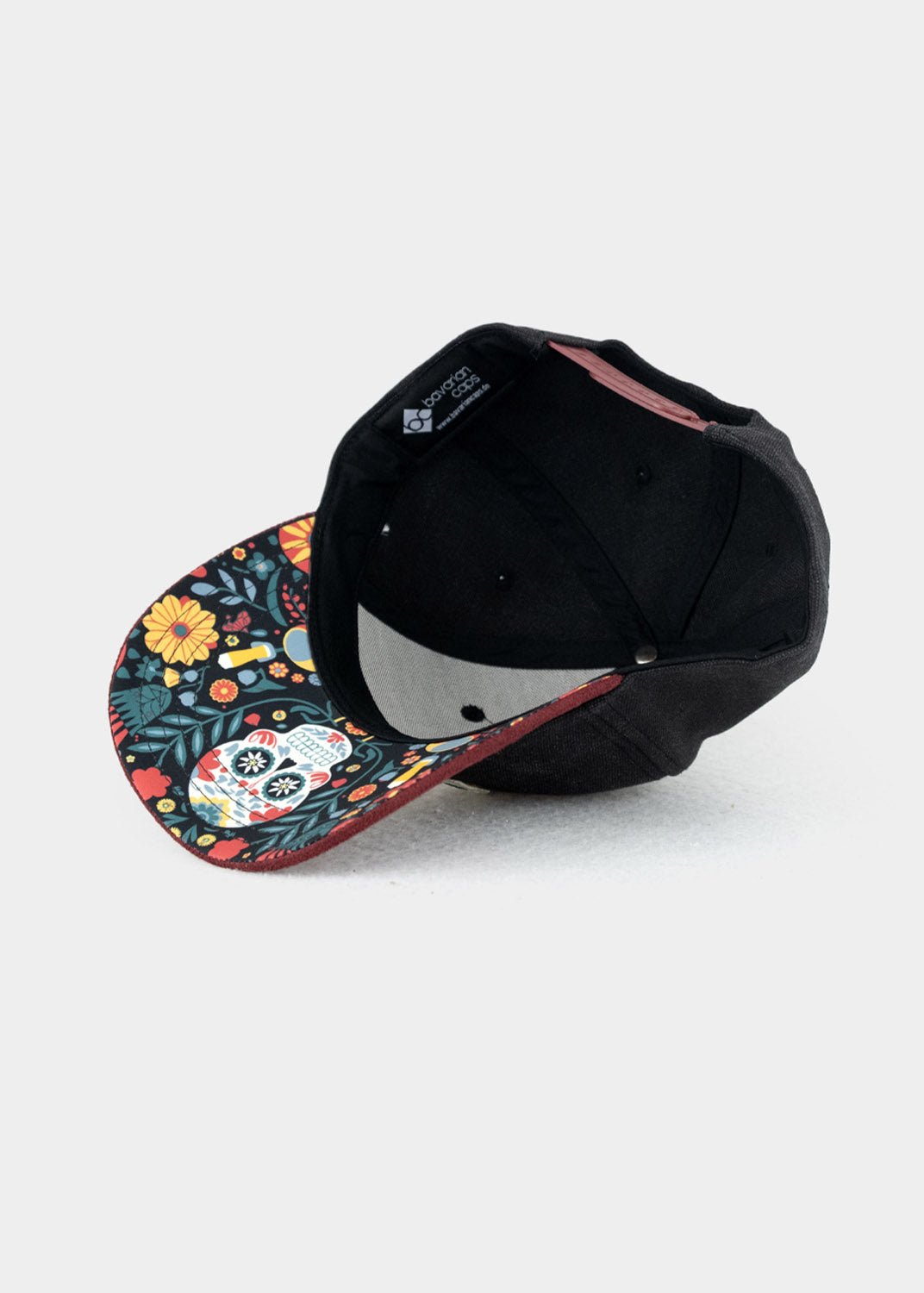 Cap "Dia de muertos" - schwarz (Curved)