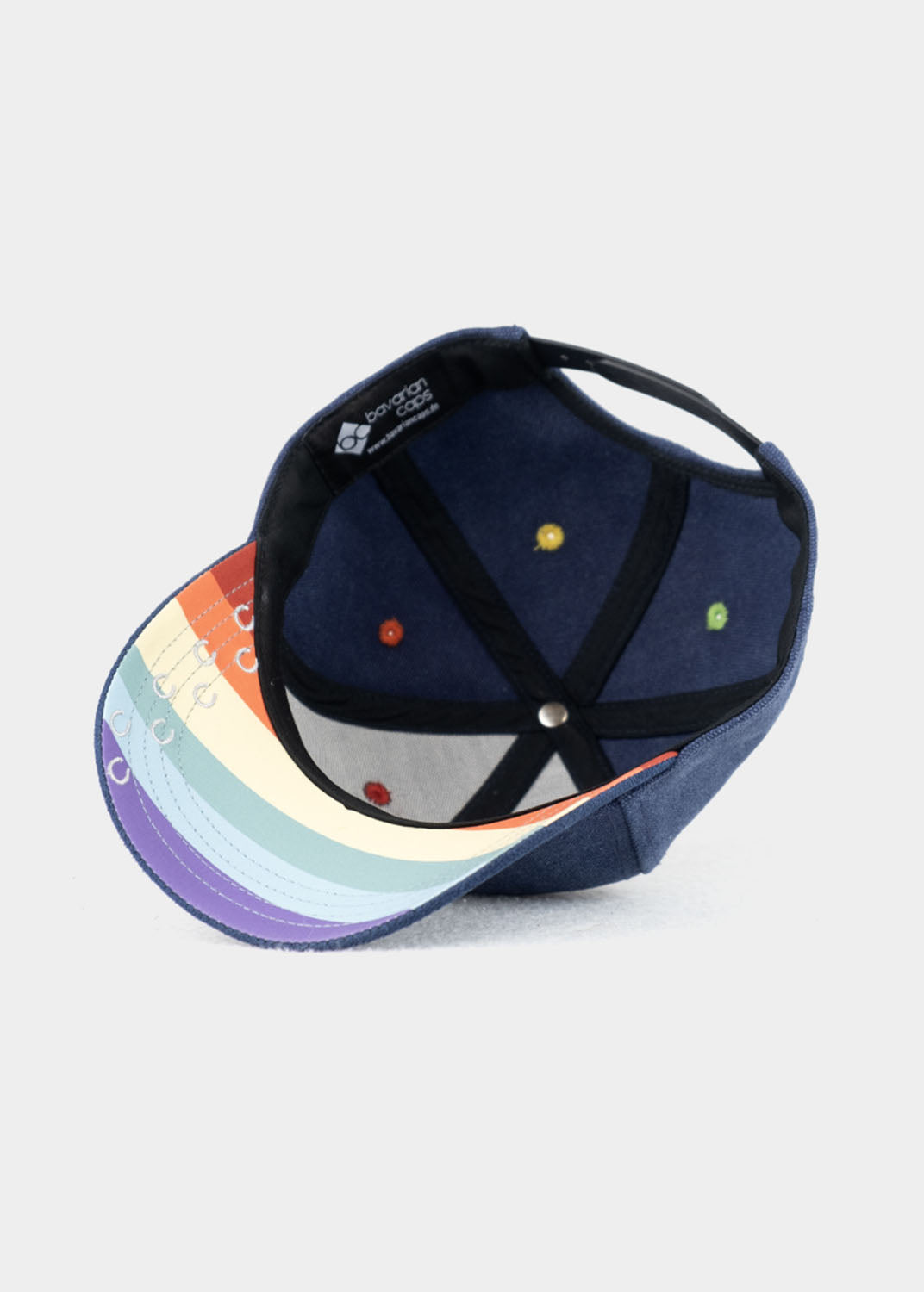 Cap "Einhorn" - dunkelblau (Kindercap Curved)
