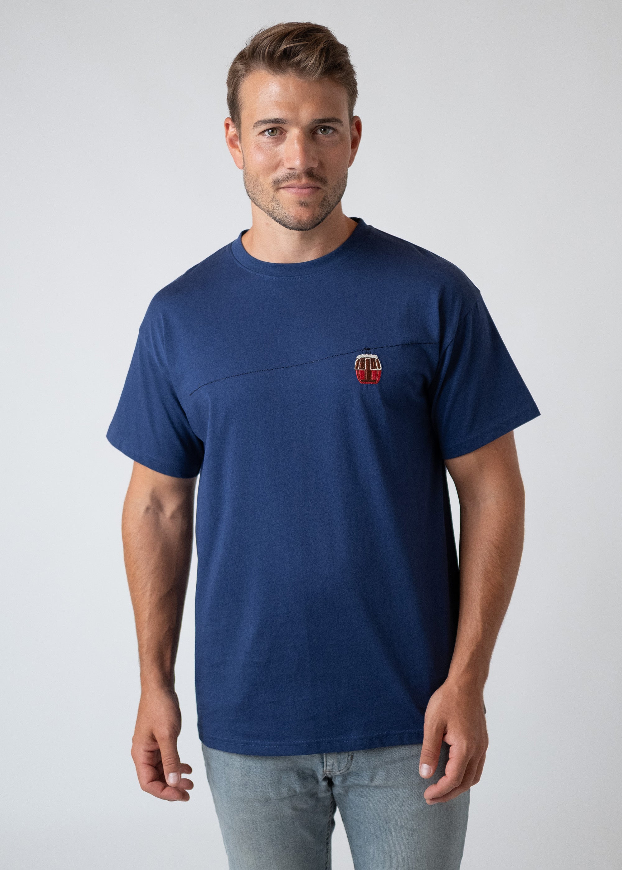 T-Shirt "Gondel" - dunkelblau