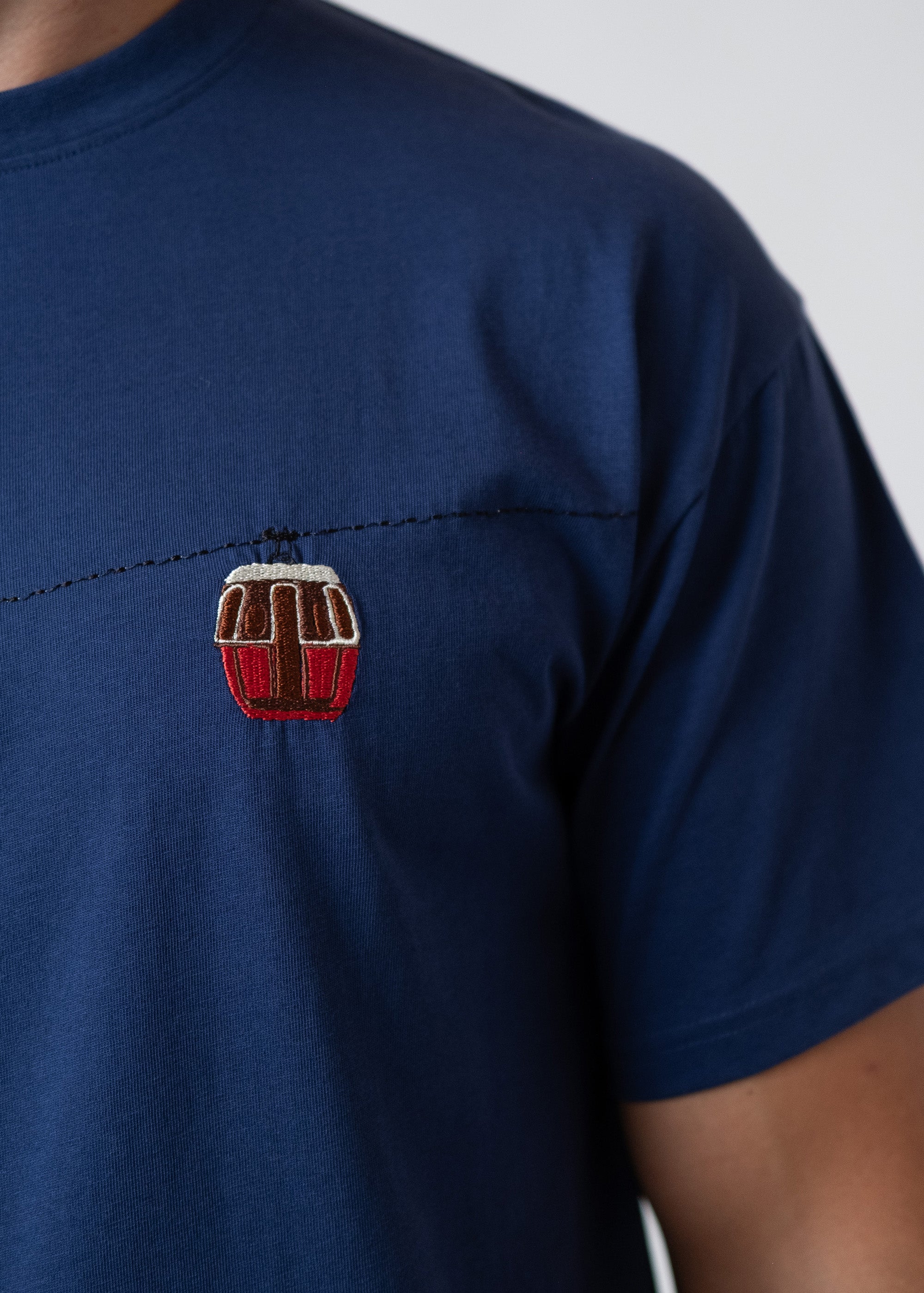 T-Shirt "Gondel" - dunkelblau