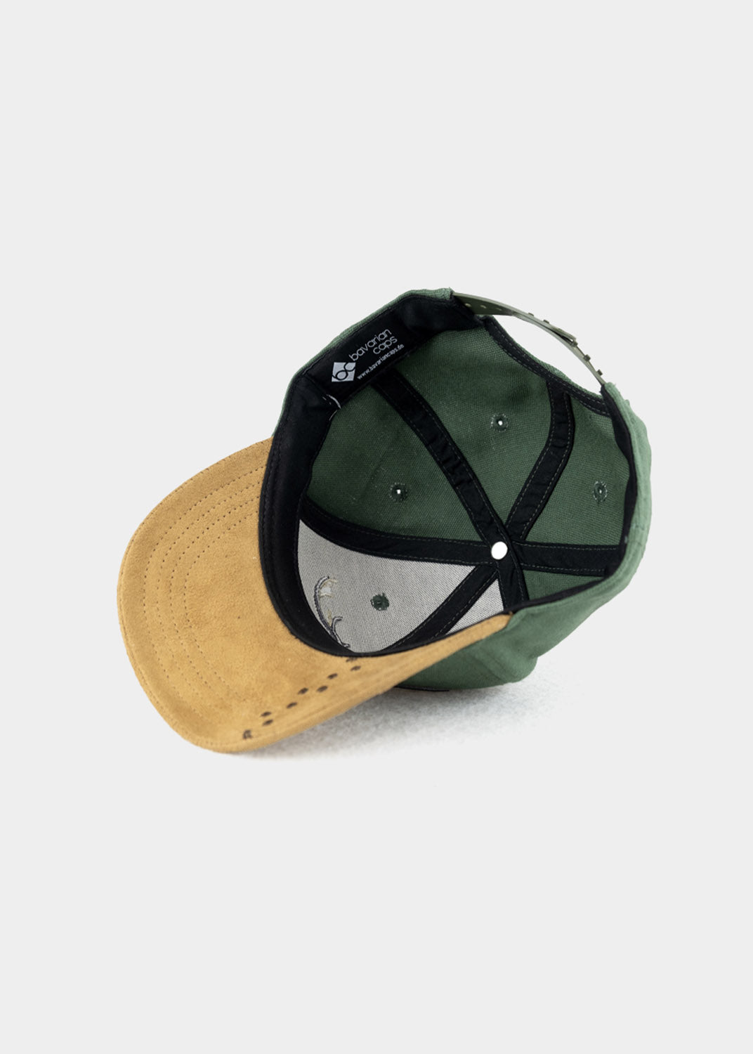 Cap "Waldhirsch" - dunkelgrün (Kindercap Curved)
