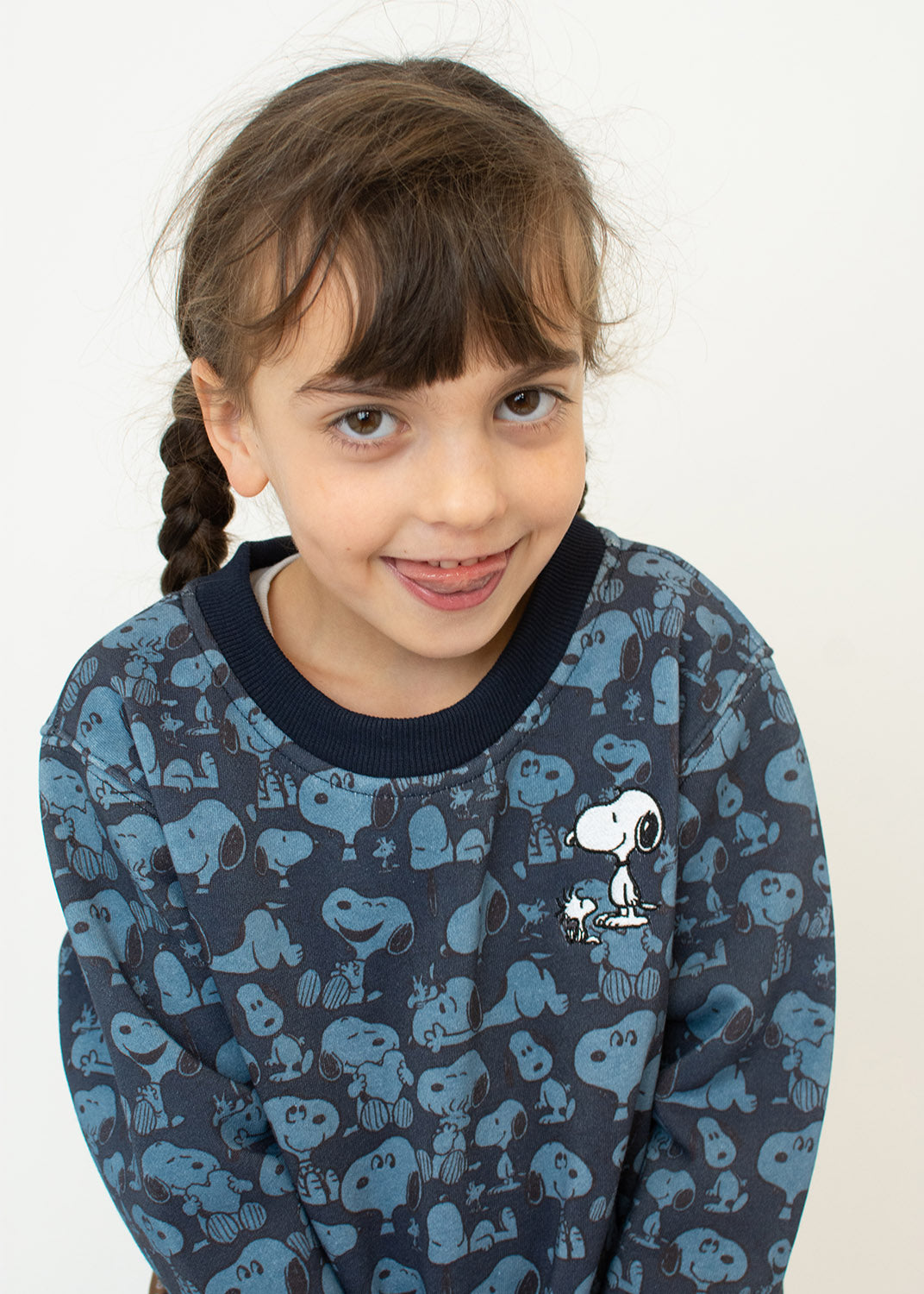 Sweater "Peanuts" - dunkelblau (Kinder)