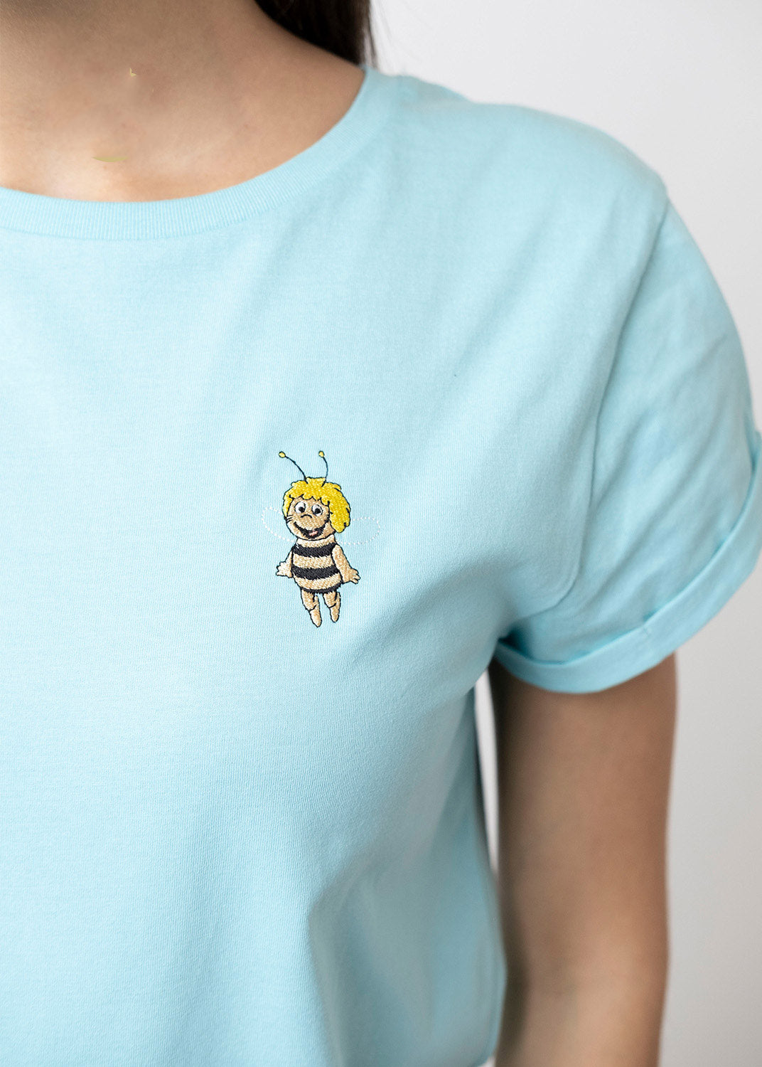 T-Shirt "Biene Maja" - hellblau