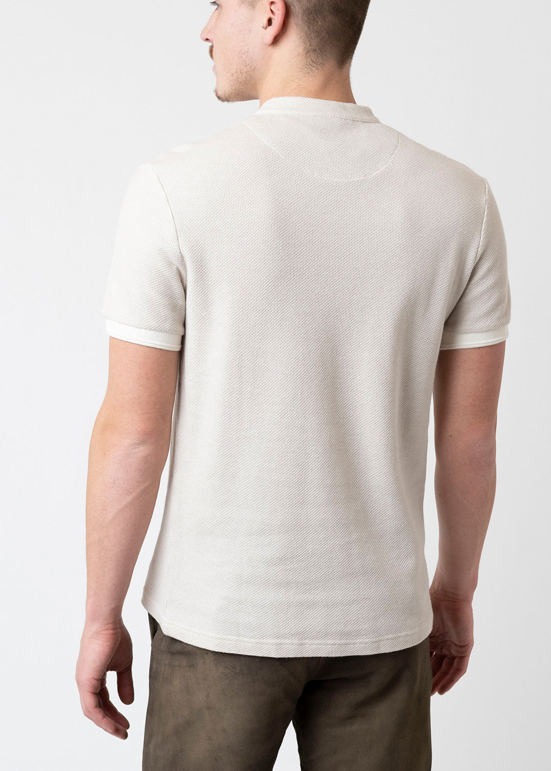 Poloshirt "Edelweiß Feinstrick"