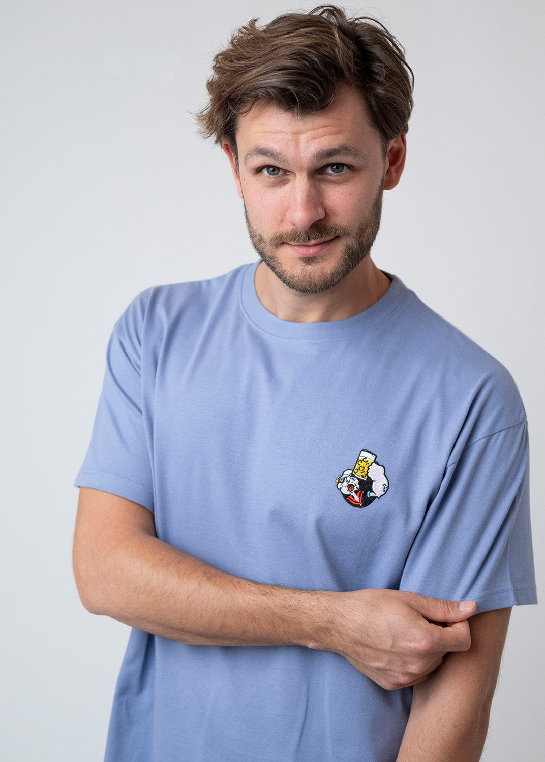 T-Shirt "Popeye" - hellblau
