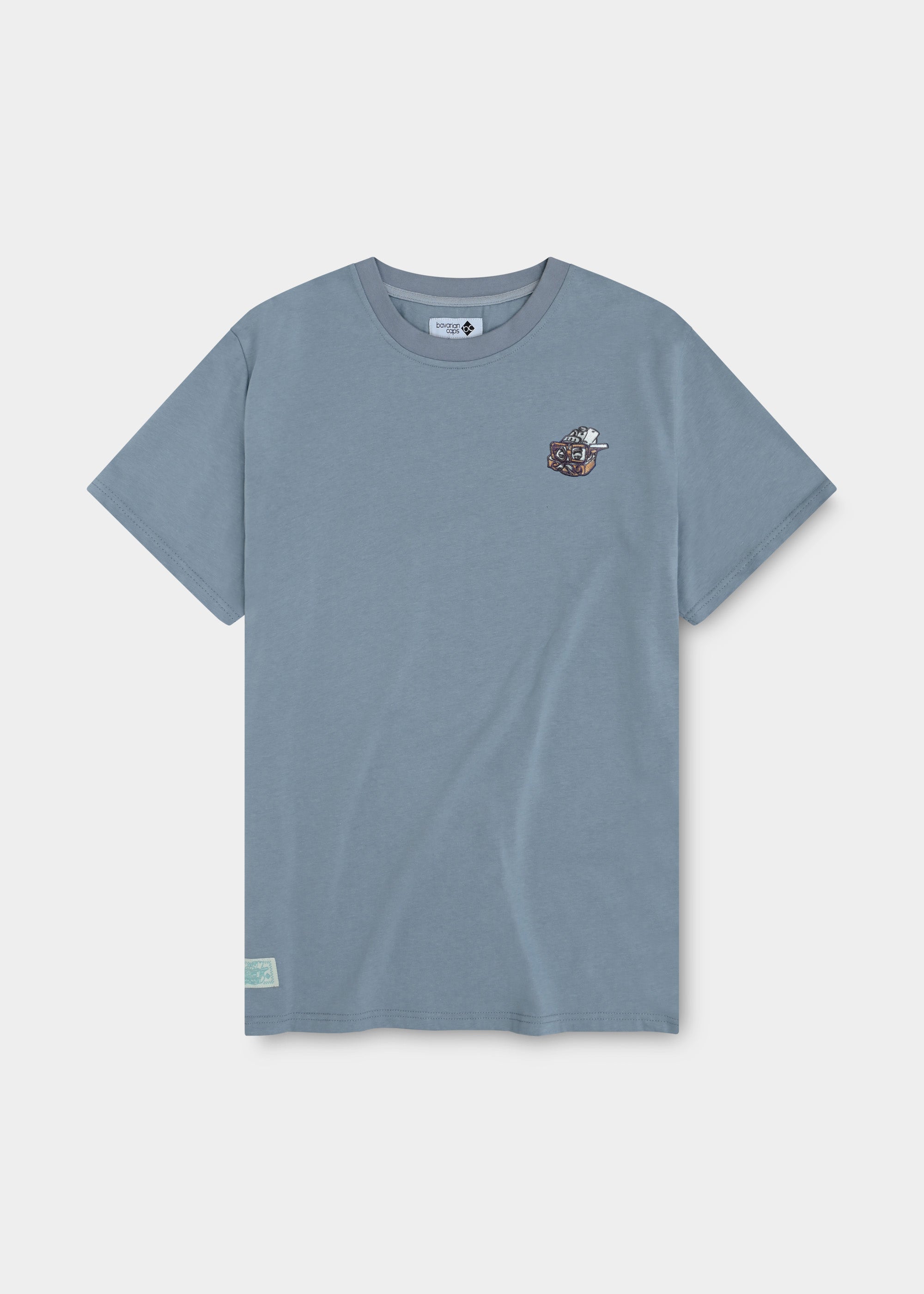 T-Shirt "Bavarian Trinity" - blaugrau