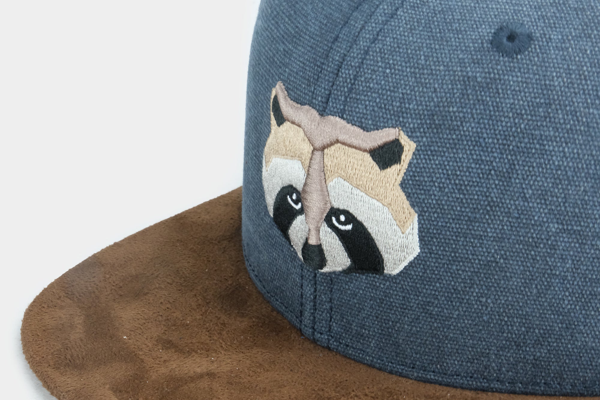 Cap "Waschbär" - dunkelgrau (Snapback)